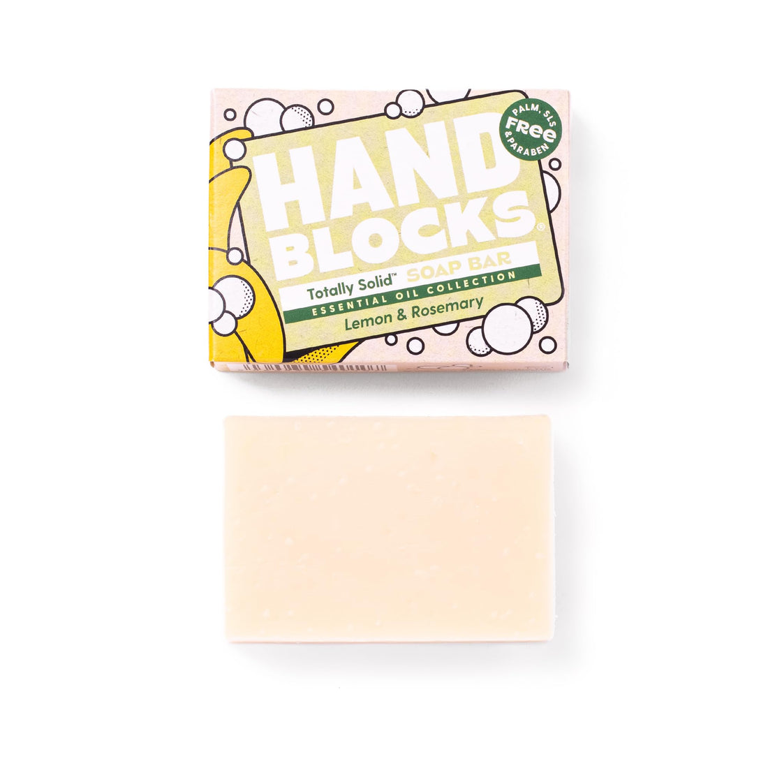 Hand Blocks: Cedarwrood & Eucalyptus (6 Pack) - Cold Processed Natural Soap Bars - Plastic, Palm, SLS, SLES & Paraben Free Halalzen