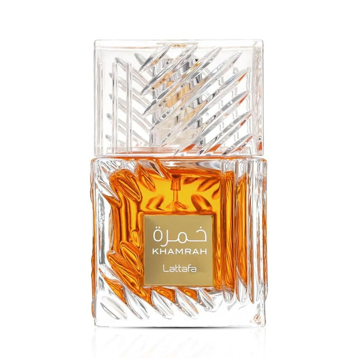 Lattafa Khamrah Qahwa - Vanilla, Warm Spicy, Cinnamon, Sweet - Eau de Parfum Long-Lasting Fragrance for Unisex, 3.40 Ounce / 100 ml