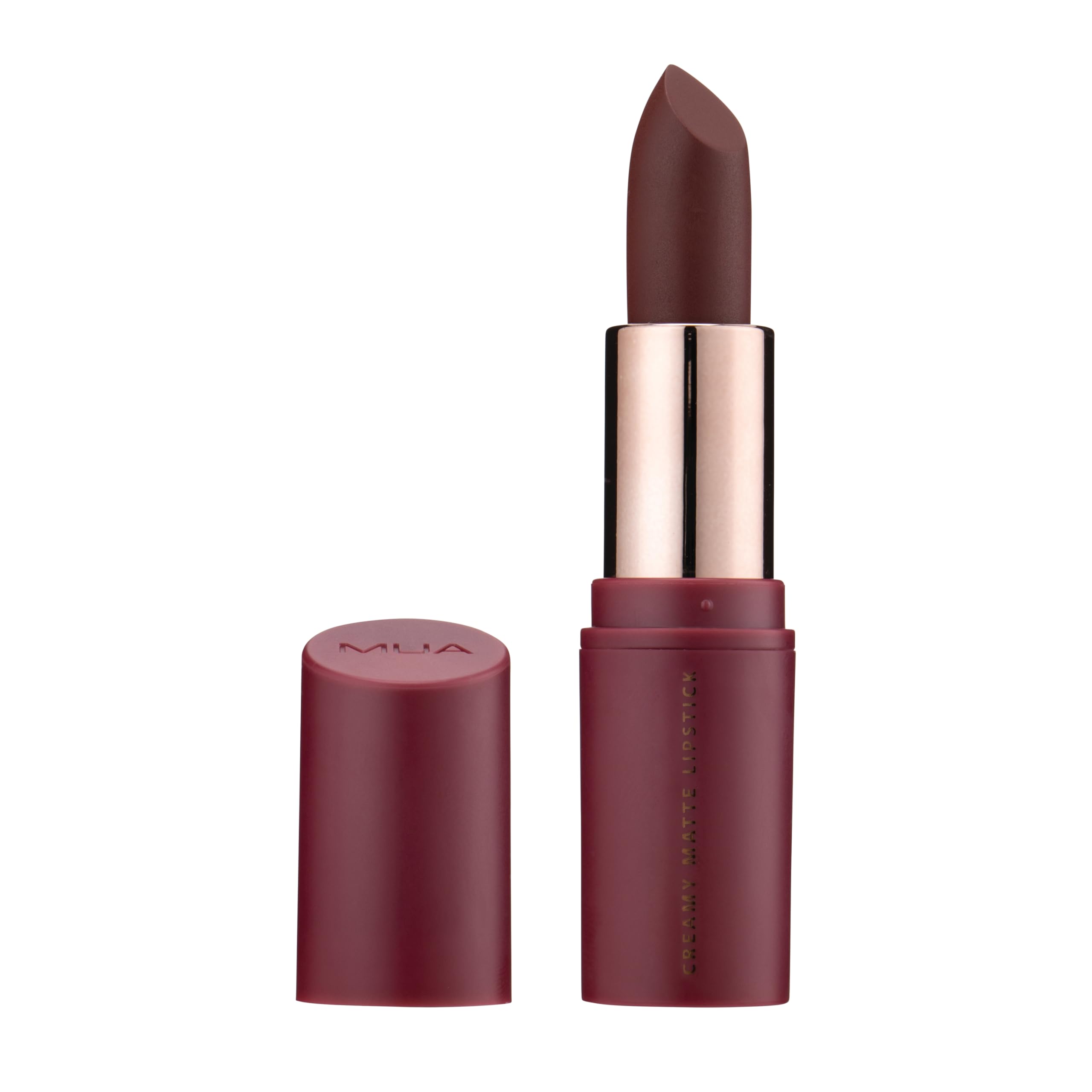 MUA Makeup Academy Creamy Matte Lipstick, Super Nude (Nude), Highly Pigmented - Vegan & Cruelty Free (Pack of 1) Halalzen