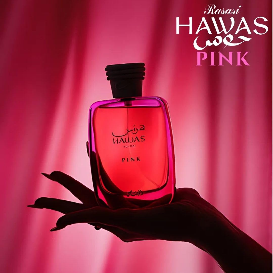 RASASI Hawas For Men Eau De Parfum Spray 100ML (3.4 Oz) - Long Lasting Arabian Perfume, Premium Perfume Men, Ideal for Special Occasions & Daily Elegance, A Bold and Captivating Fragrance