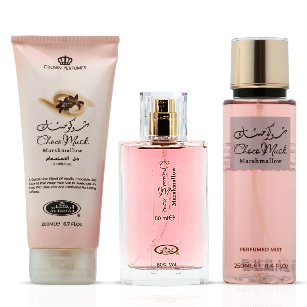 Al-Rehab Choco Musk Eau de Parfum Spray für Damen, 1,65 oz/50 ml