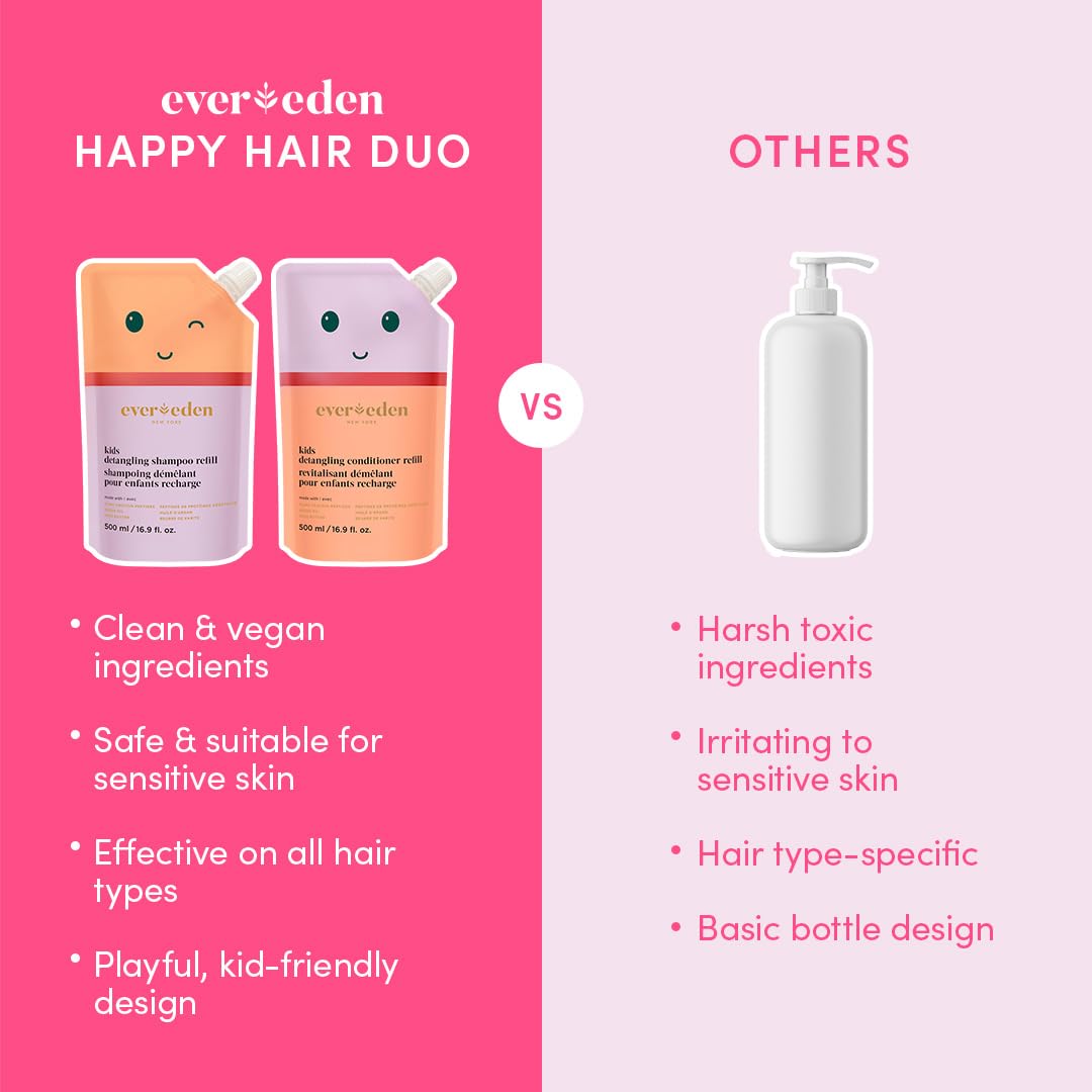 Evereden Kids Conditioner Detangler, 6.7 fl oz. | Children's Haircare | Non-toxic Conditioning for Silky Smooth Hair Halalzen