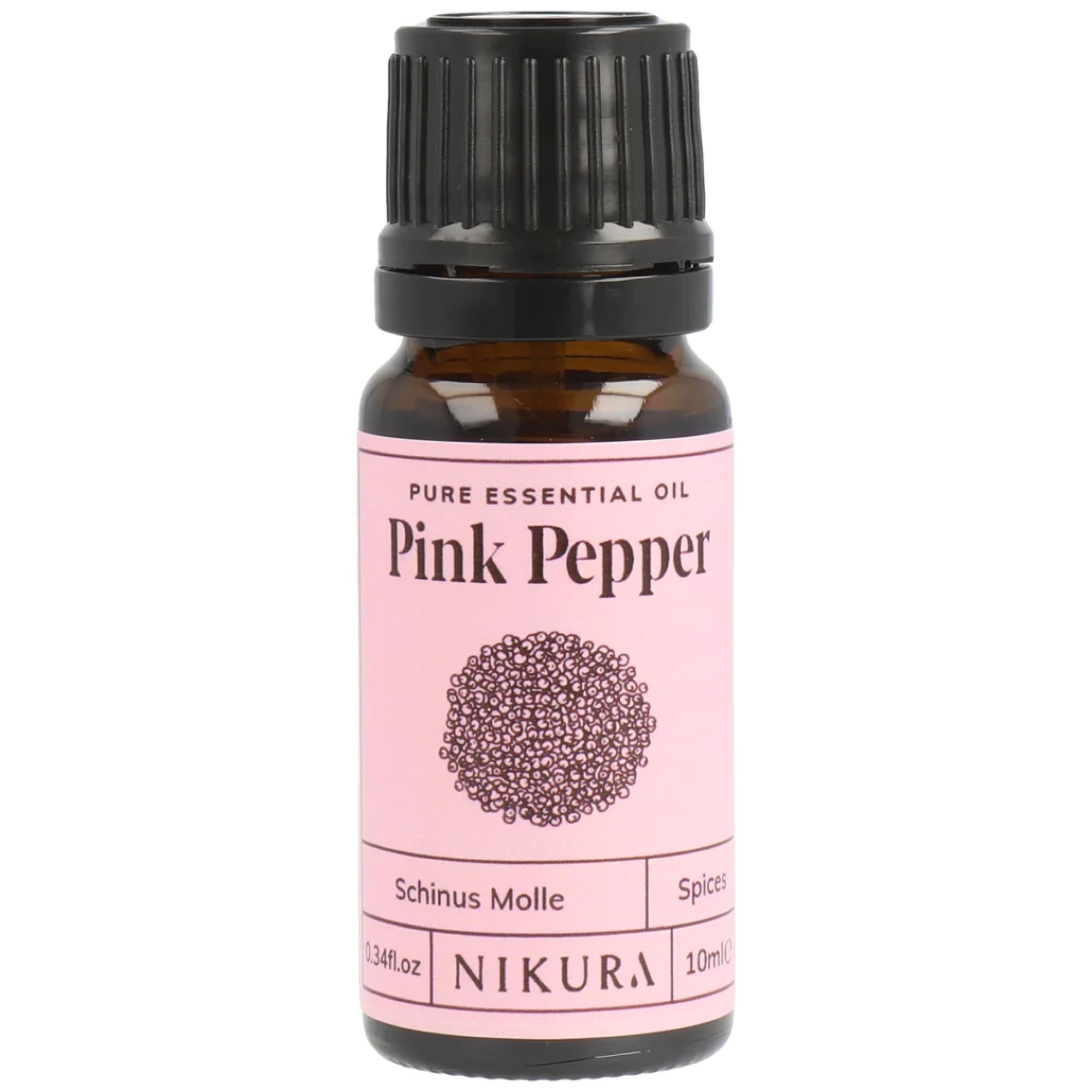 Nikura Peppermint Essential Oil - 10ml | Perfect for Repelling Spiders, Rats, Mice, Bugs, Ants | Great for Hair, Headaches Relief, Energy Boost, Skin, Candle Making | Vegan & UK Made
