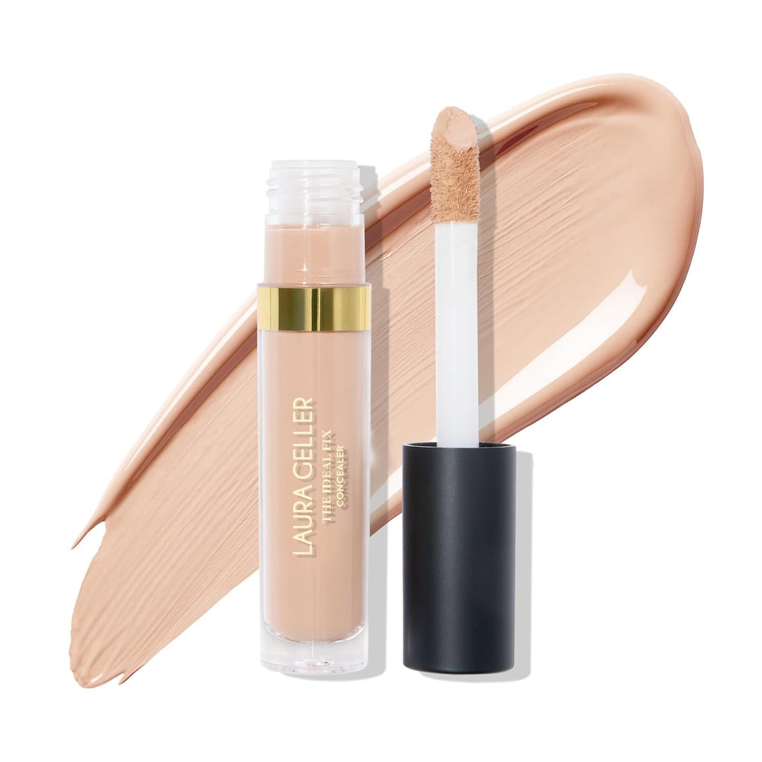 LAURA GELLER NEW YORK The Ideal Fix Concealer (Tan) - Long-Lasting Liquid Concealer For Covering Under Eye Dark Circles & Blemishes Halalzen