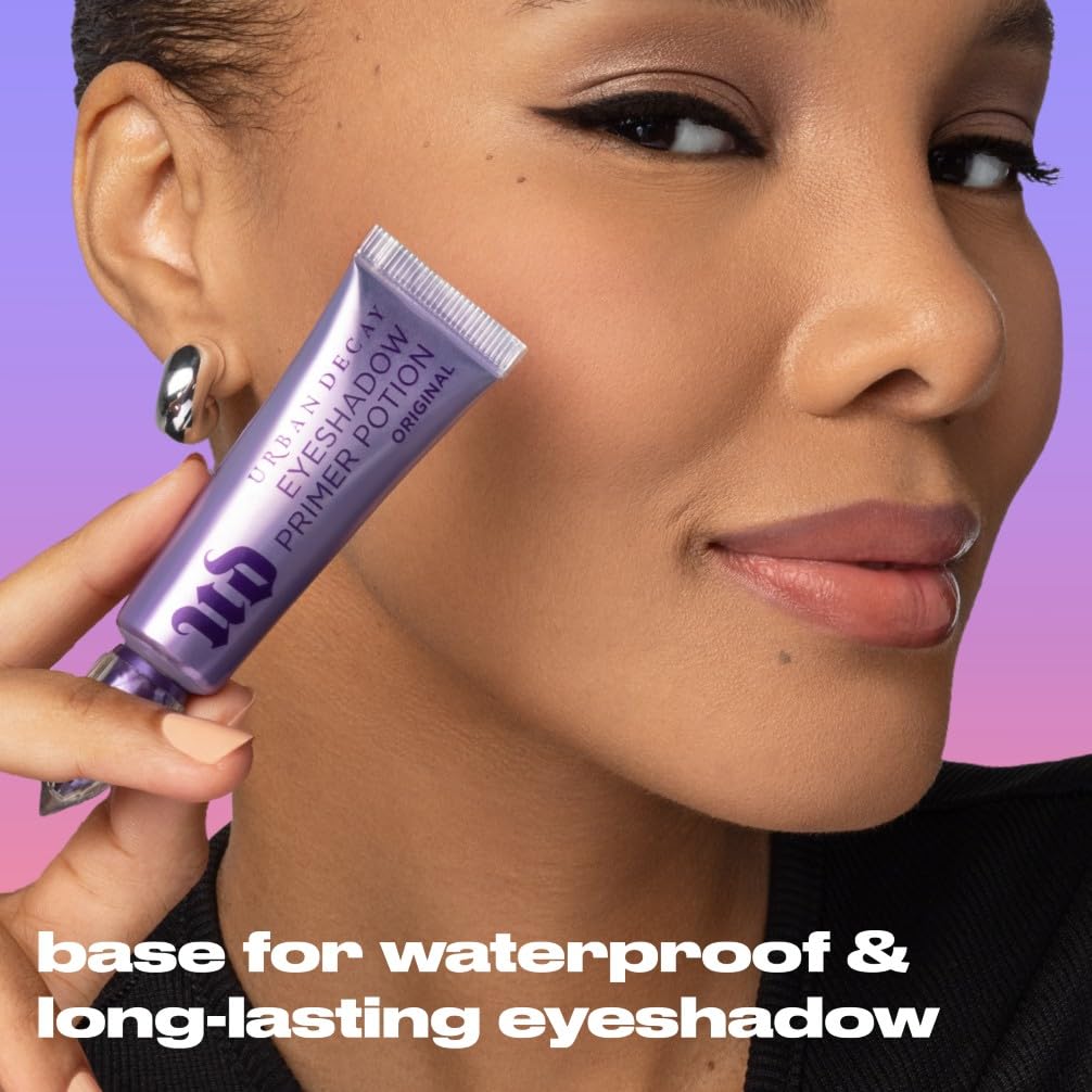 Urban Decay Eyeshadow Primer Potion, Long-Lasting Eye Makeup Primer, Creates Smooth Canvas and Vibrant Eyeshadow Colour Halalzen