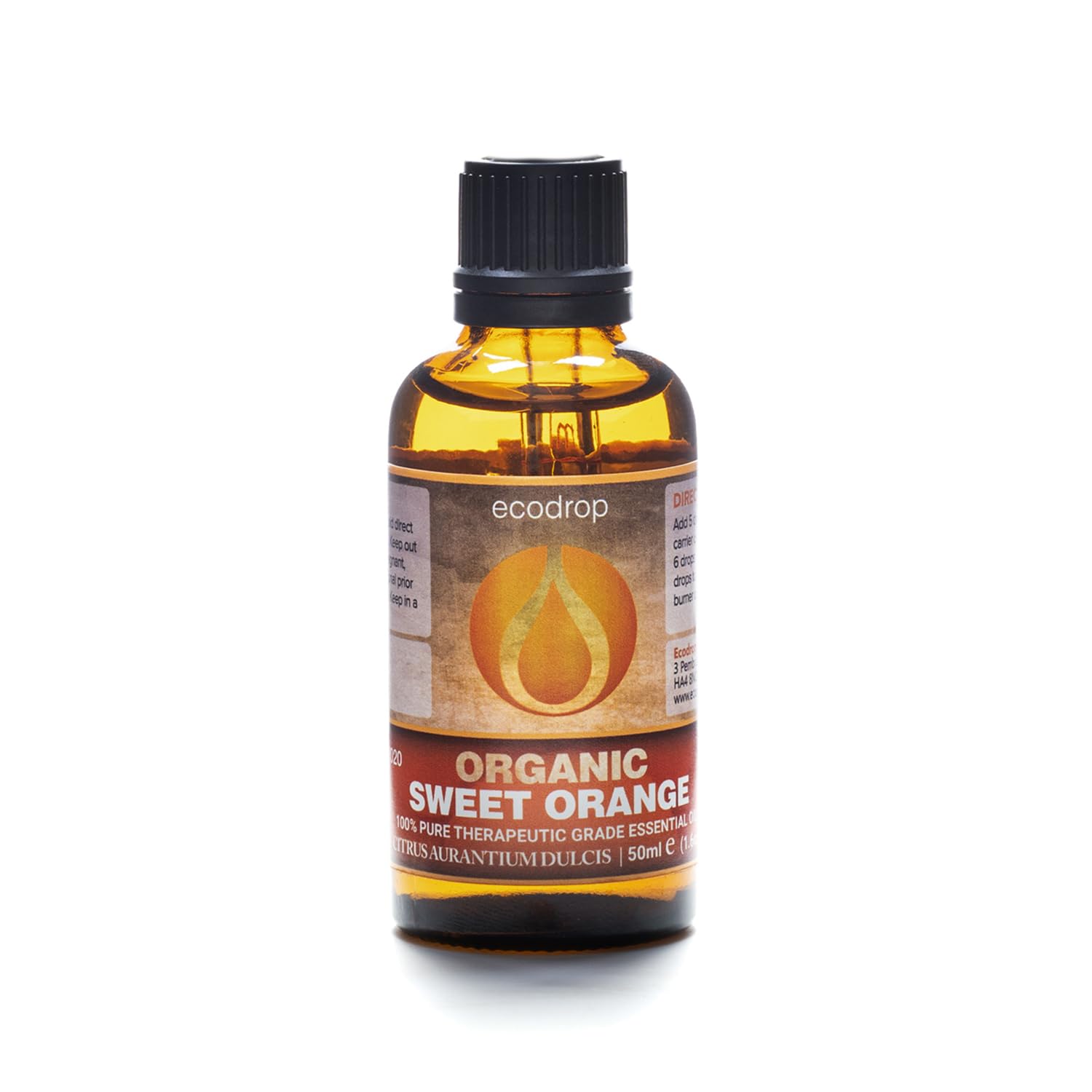Ecodrop Tea Tree Essential Oil, 10 ml | 100% Pure Organic Steam-Distilled | Melaleuca Alternifolia | Aromatherapy, Diffuser, Massage, Bath, Soap & Candle Making | Australian Fresh Aroma