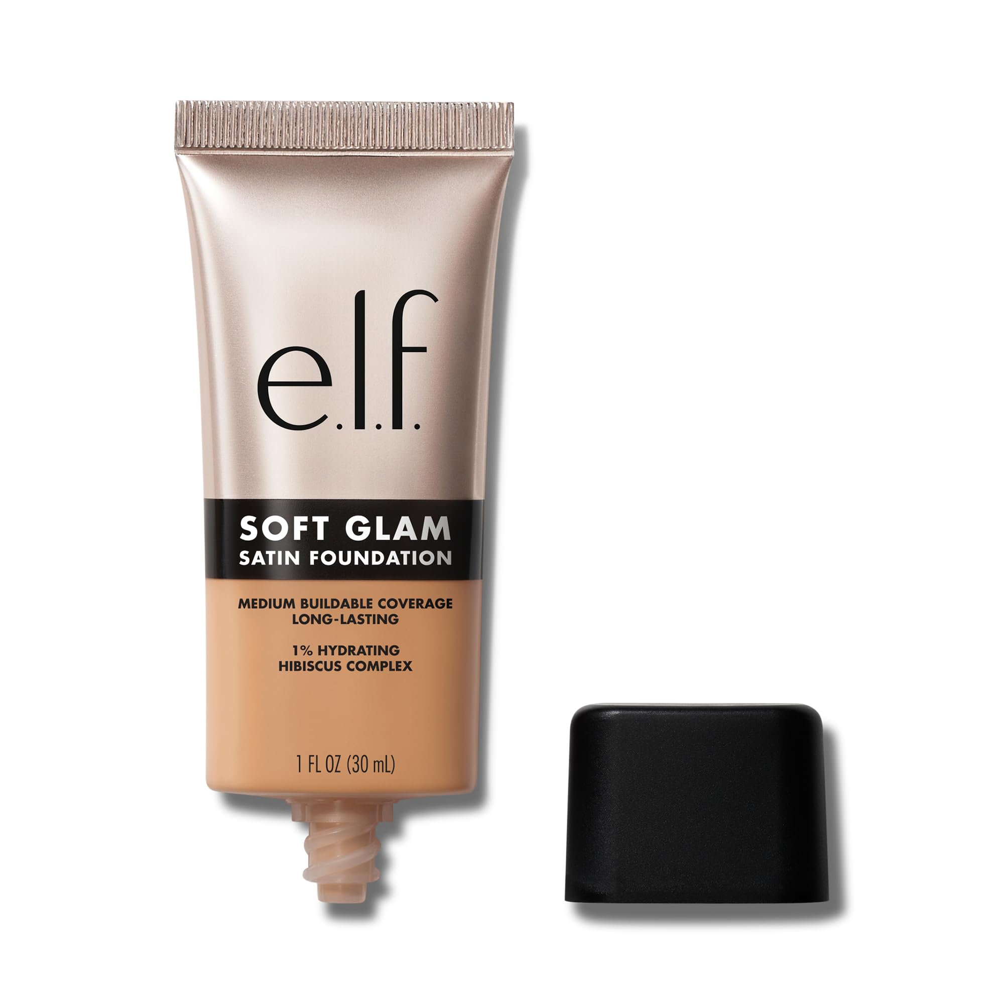 e.l.f. Soft Glam Foundation, Medium Coverage, Long-Lasting & Buildable Foundation For A Smooth, Satin Finish, Vegan & Cruelty-Free, 25 Light Neutral Halalzen