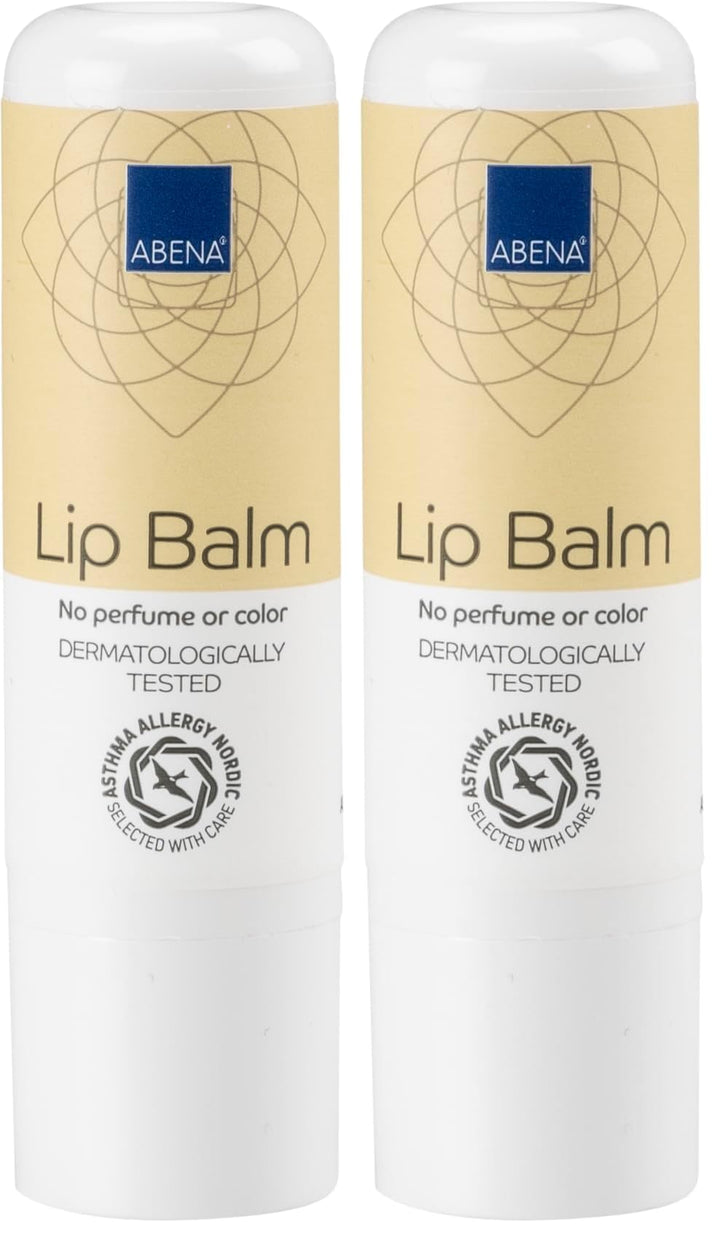 Abena Chapstick Lip Balm | 5g Moisturiser | Fragrance Free | Lip Moisturiser For Lip Repair | Chapstick Lip Balm For Dry Cracked Lips | Lip Treatment for Sensitive Lips