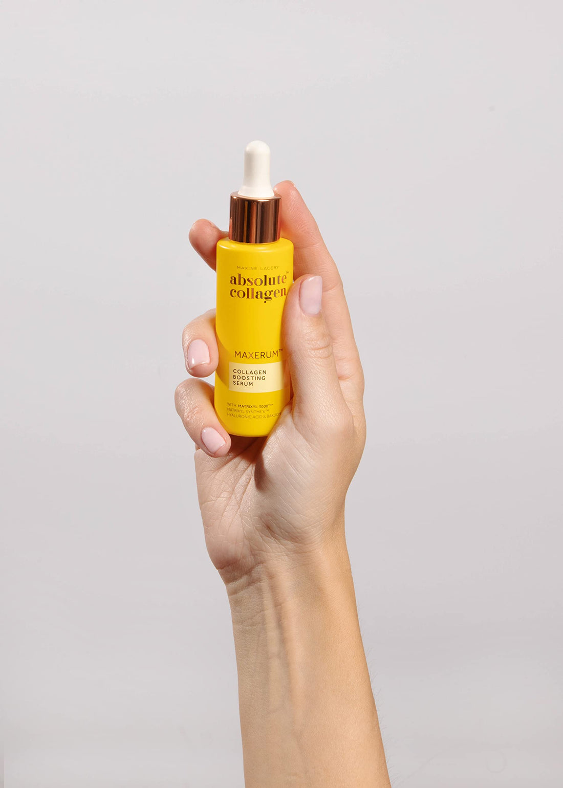 Absolute Collagen Boosting Hyaluronic Acid & Bakuchiol Face Serum, Anti-Aging Serum for Wrinkles, Retinol Alternative for Youthful, Hydration & Radiance, Plump Skin, 30ml