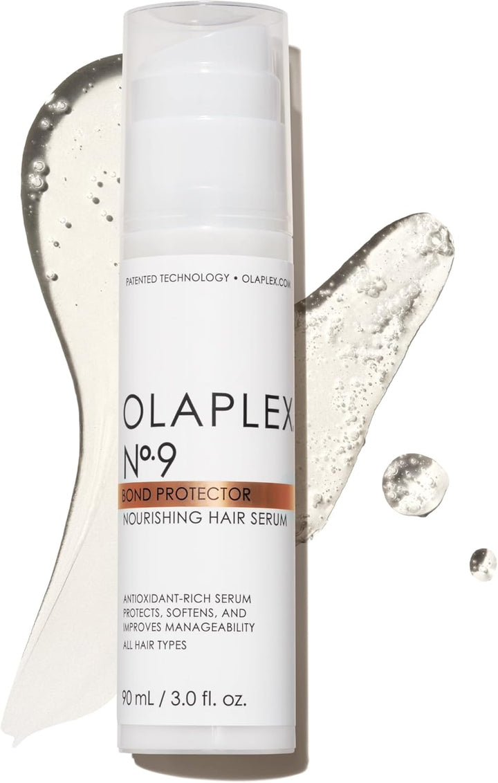 Olaplex Nº.9 Bond Protector: Nourishing Hair Serum & Heat Protectant | Softens, Nourishes & Reduces Tangle & Static | For Coily, Curly, Straight, and Wavy, 90 mL / 3.0 Fl. Oz. Halalzen