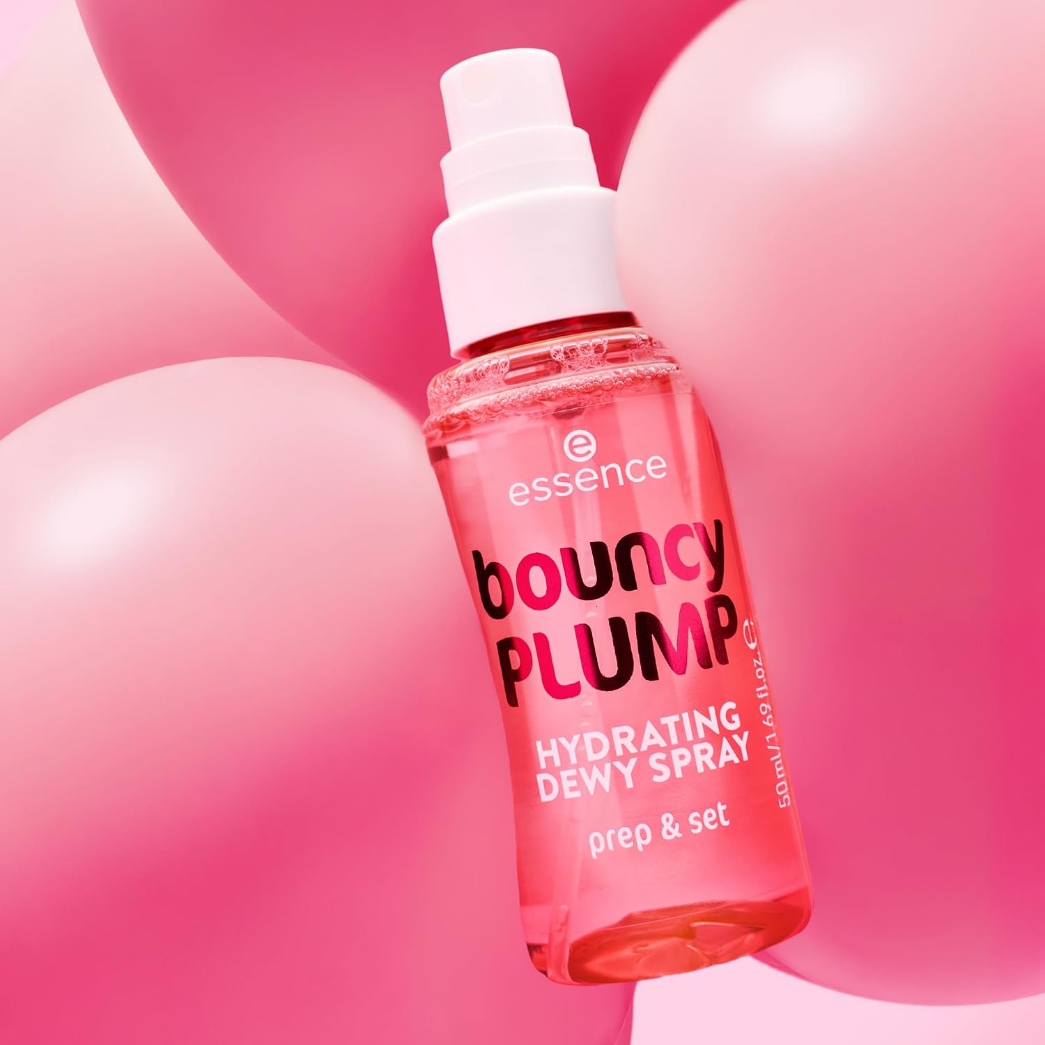 essence bouncy PLUMP HYDRATING DEWY SPRAY, moisturizing/hydrating, caring, fixing, dewy (50ml) Halalzen