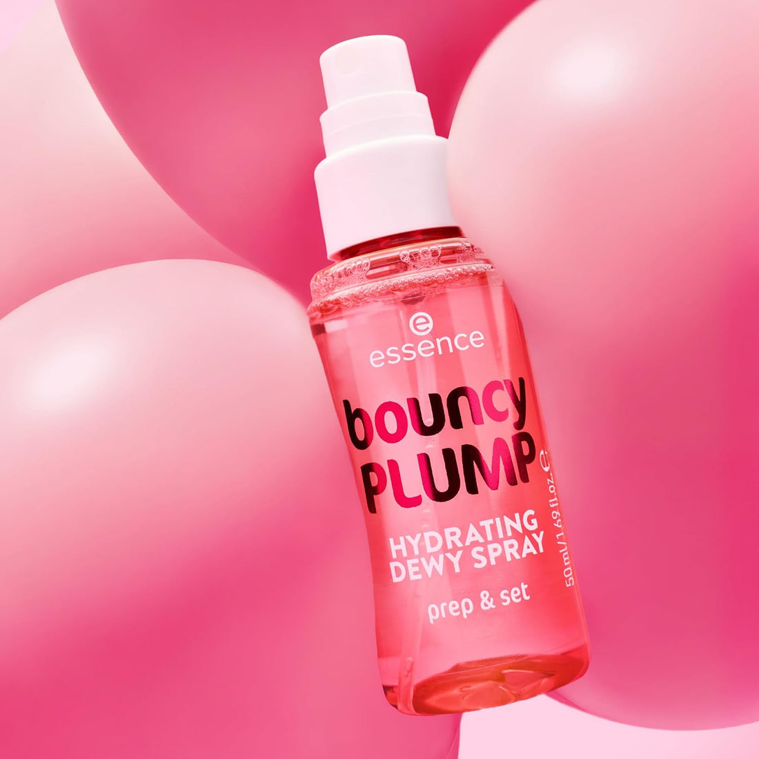 essence bouncy PLUMP HYDRATING DEWY SPRAY, moisturizing/hydrating, caring, fixing, dewy (50ml) Halalzen
