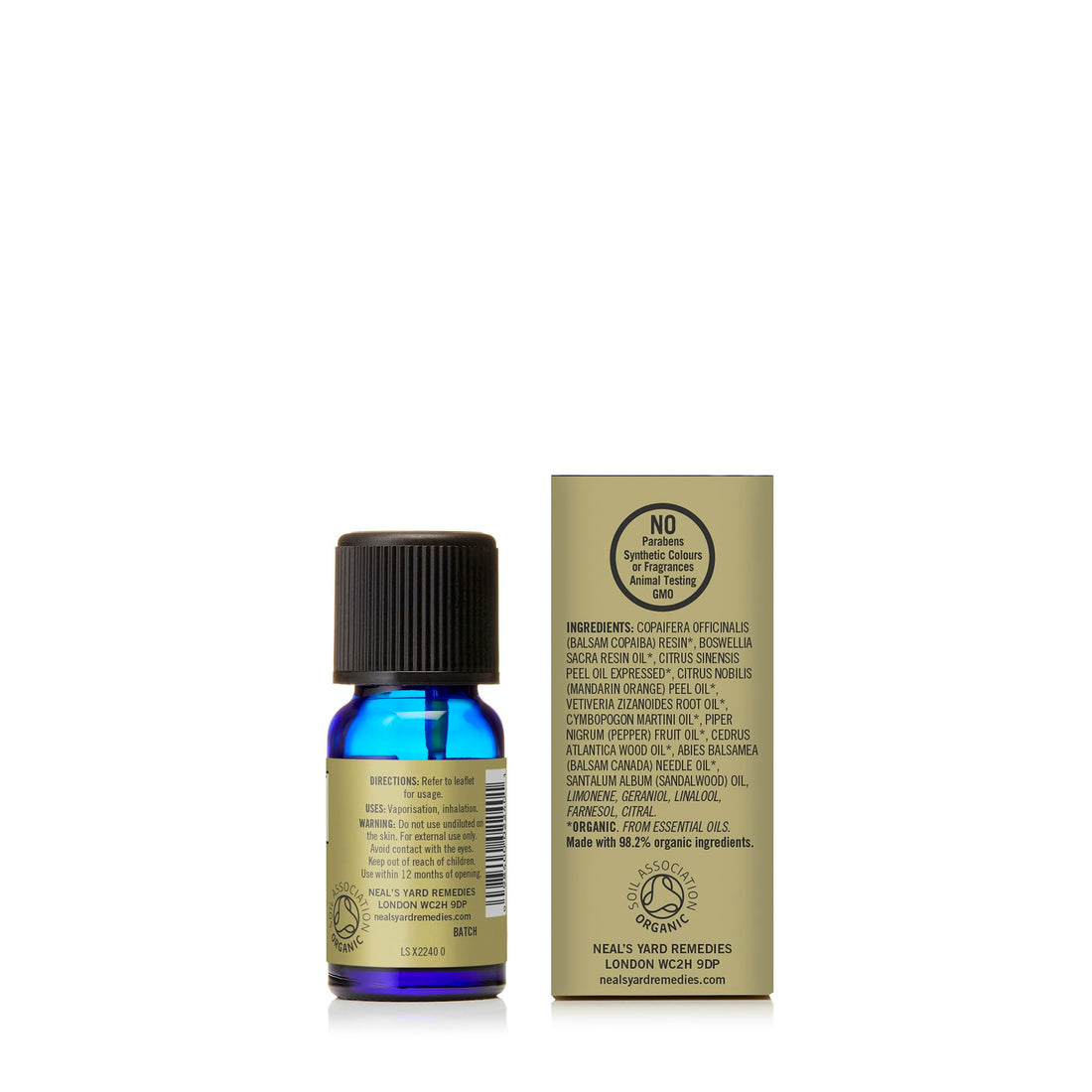 Neal’s Yard Remedies Organic Essential Oil | Relaxing Essential Oil | Certified Organic | 10ml