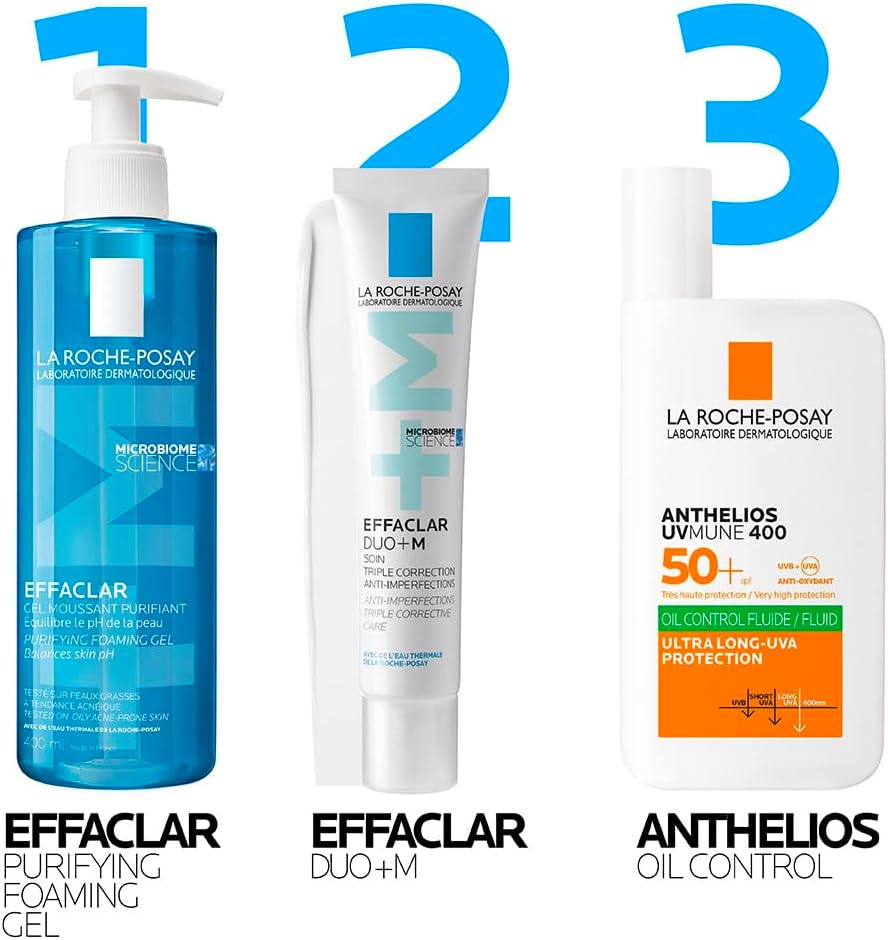 La Roche-Posay Effaclar Purifying Foaming Gel Cleanser For Oily, Breakout-Prone Skin 200ml