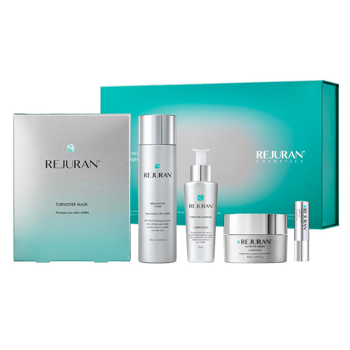 REJURAN® Dual Effect Ampoule, DOT DUAL c-PDRN® - Salmon DNA Face Serum for Deep Rejuvenation, Wrinkle Care, Firming, Skin Elasticity with Visible Anti-Aging Results. Korean Skincare (1.01 fl oz) Halalzen