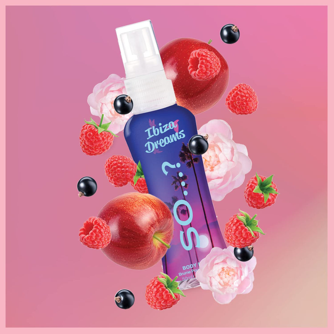 So…? Escapes Womens Gift Set, with Ibiza Dream, Bali Breeze, Mykonos Nights & Majorca Love, Fragrance Spray Set (4 x 50ml) Halalzen