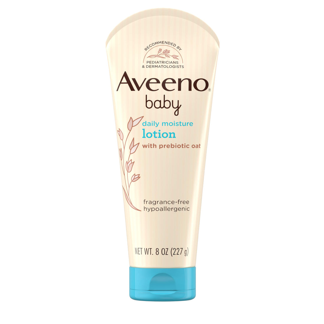 Aveeno Baby Daily Moisture Body Lotion for Sensitive Skin, Hypoallergenic Moisturizing Baby Lotion with Nourishing Oatmeal to Deeply Moisturize Baby's Skin, Fragrance-Free, 18 fl. oz Halalzen