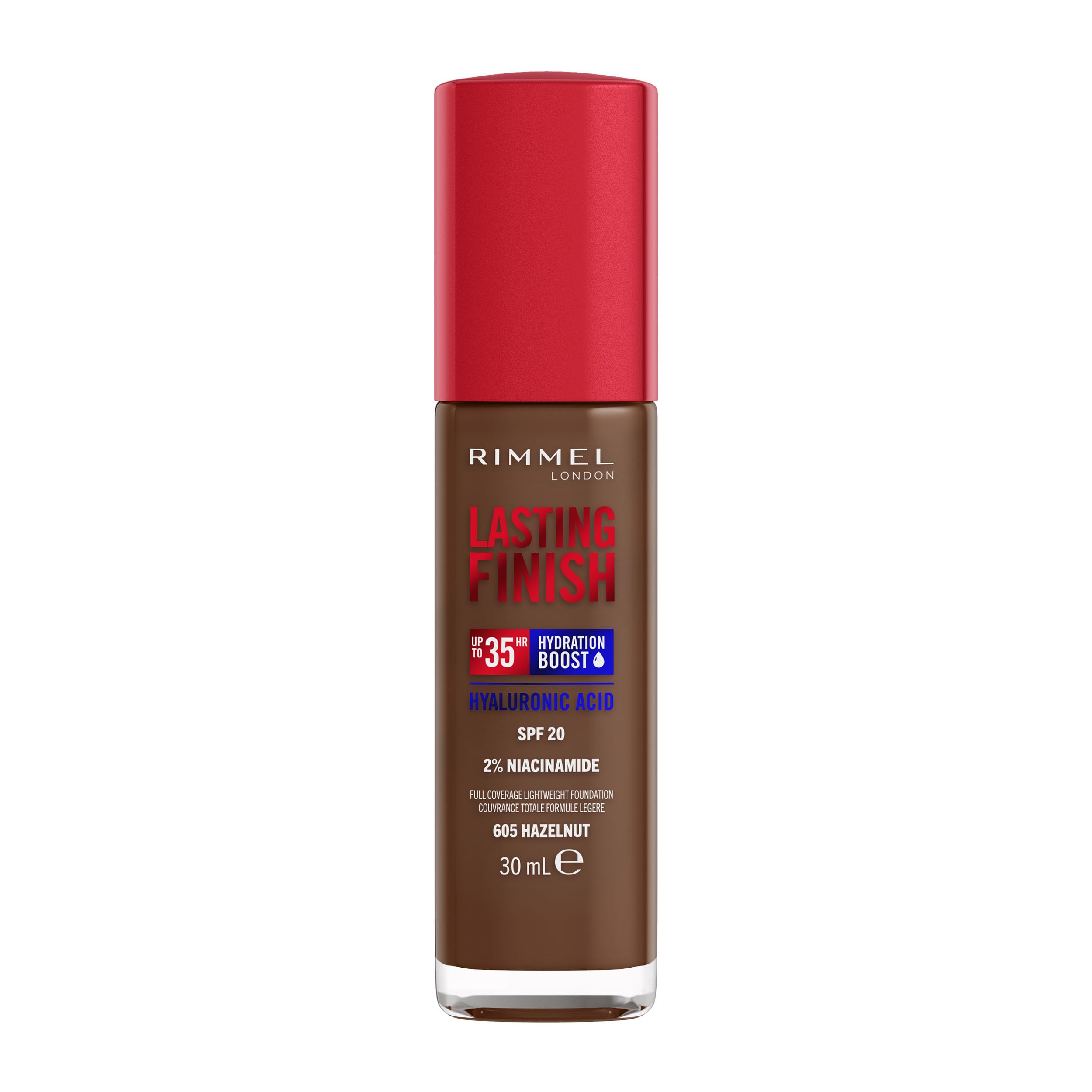 Rimmel Lasting Finish 35Hr Foundation 200 Soft Beige, Full Coverage, Hydrating, SPF20, Hyaluronic Acid, Vitamin E, 2% Niacinamide, All Day Wear, Vegan, Cruelty Free Halalzen