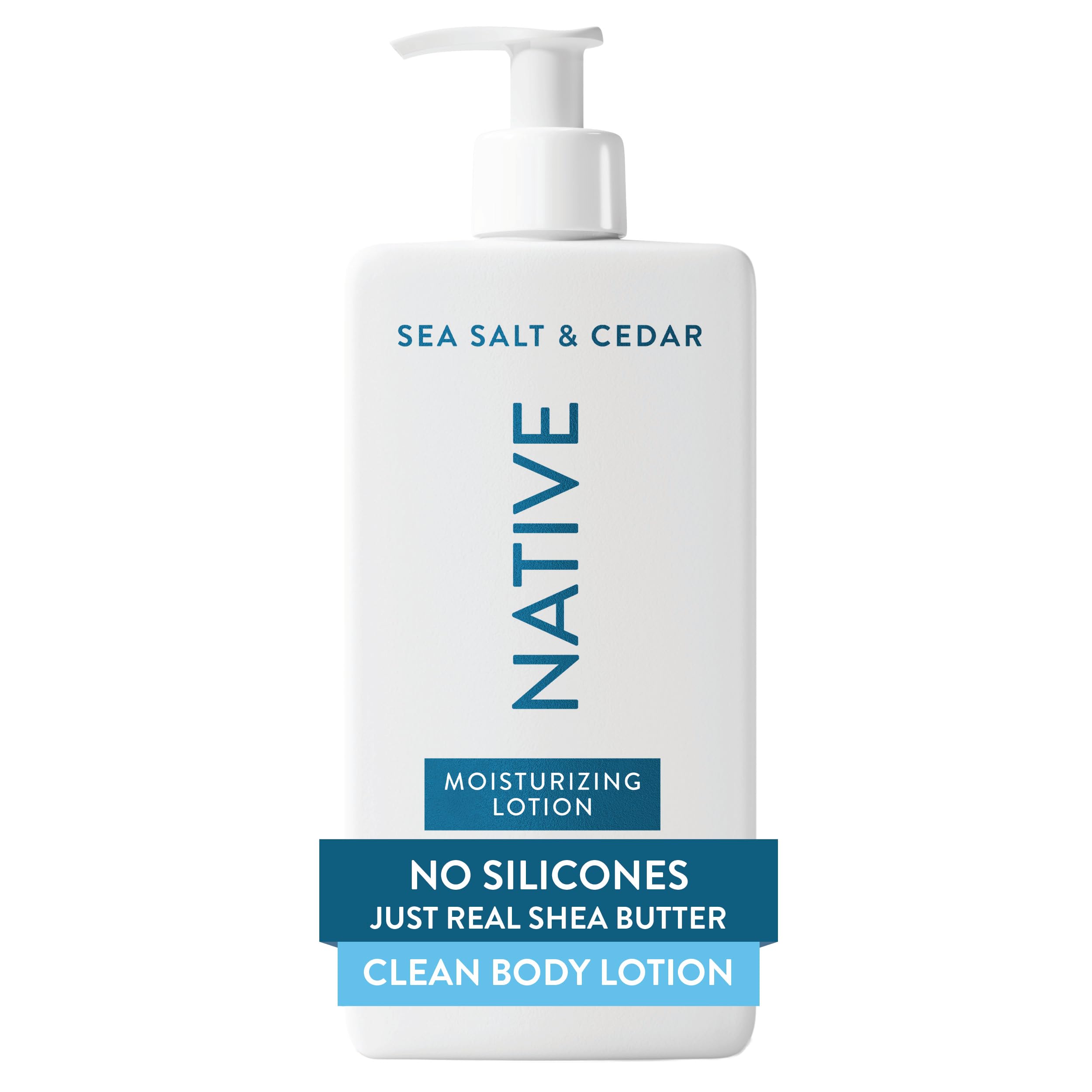 Native Body Lotion, Coconut & Vanilla, 48-Hour Hydration for Dry & Sensitive Skin, Made with Plant-Based Moisturizers like Shea Butter, Silicone & Paraben Free, 16.5 fl oz Halalzen