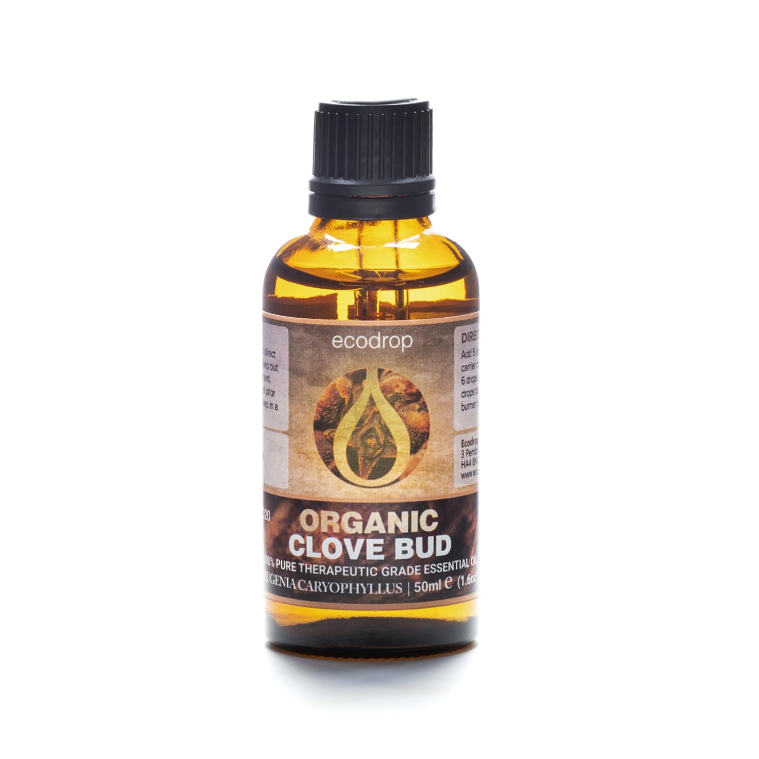 Ecodrop Tea Tree Essential Oil, 10 ml | 100% Pure Organic Steam-Distilled | Melaleuca Alternifolia | Aromatherapy, Diffuser, Massage, Bath, Soap & Candle Making | Australian Fresh Aroma