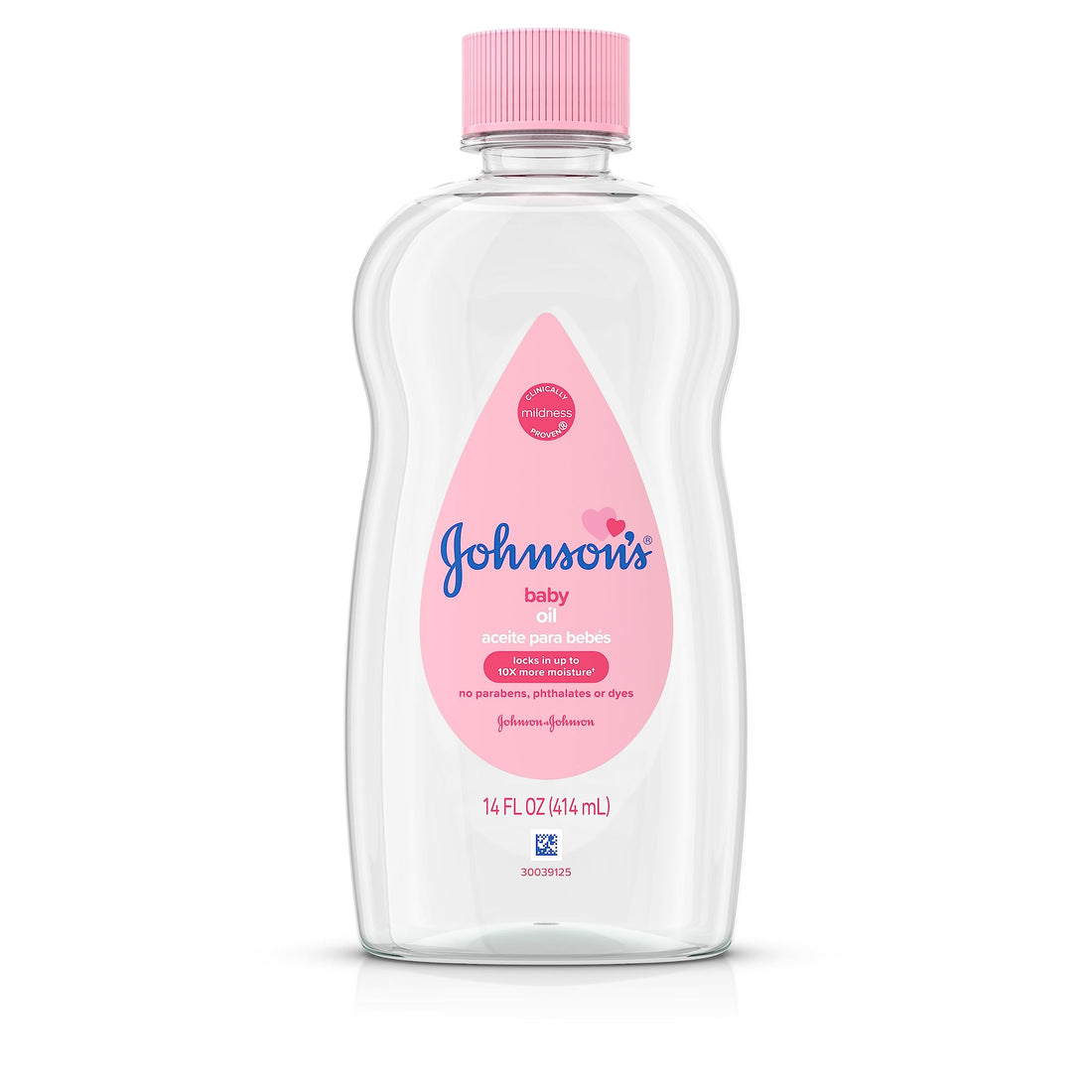 Johnson's Baby Oil, Pure Mineral Oil to Prevent Moisture Loss for Newborn, Kids, & Adults, Gentle, Soothing Baby Massage Oil, Dry Skin Relief, Hypoallergenic, Original Scent, Baby Essentials, 3 fl. oz Halalzen