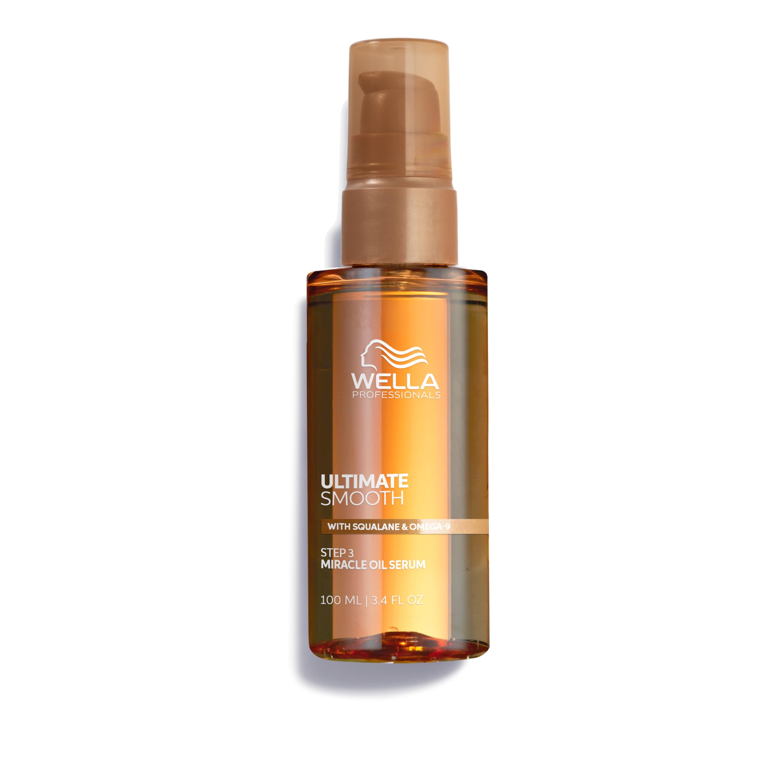 Wella Professionals Ultimate Smooth Miracle Oil Serum - Hair Oil With Squalane & Omega 9 - For Dry, Dull & Frizzy Hair (