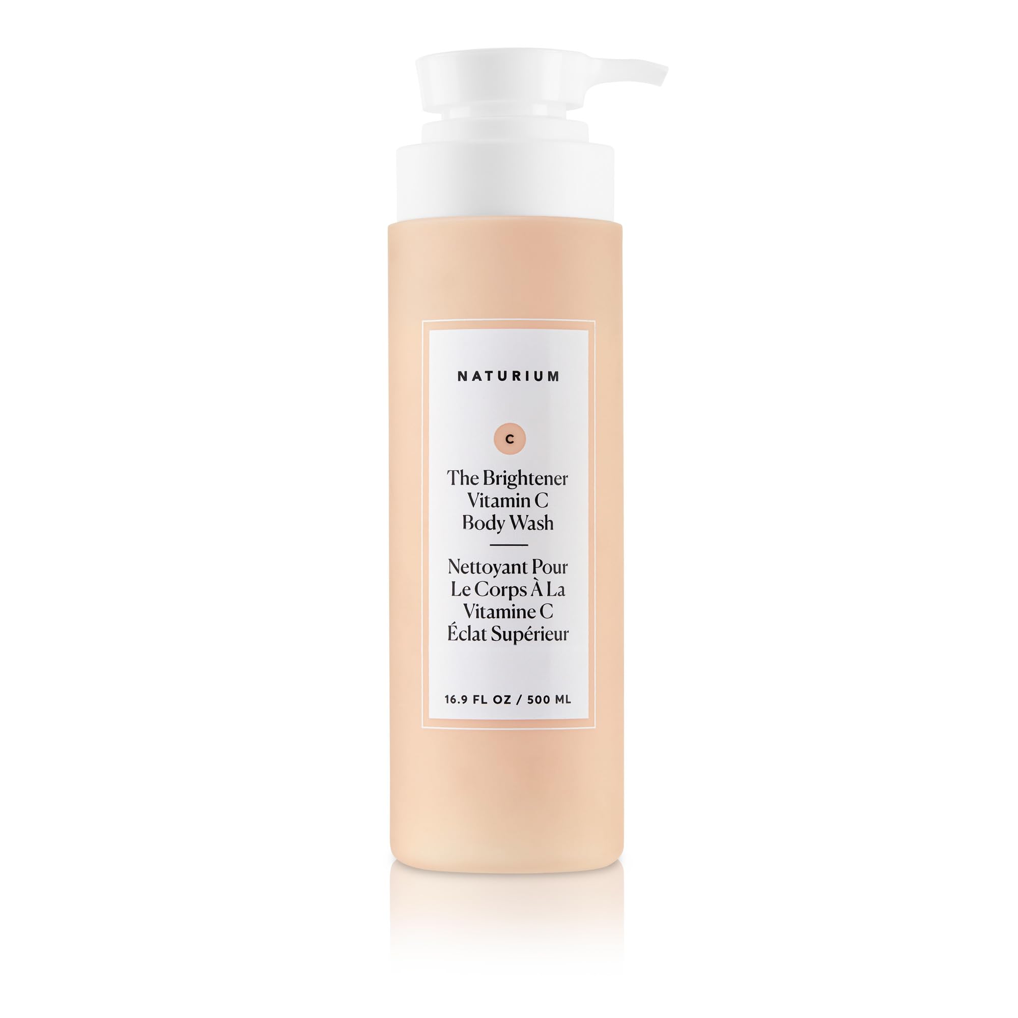 Naturium The Smoother Glycolic Acid Exfoliating Body Wash, Soft & Smoothing Cleanser | 16.9 FL OZ / 500 ML