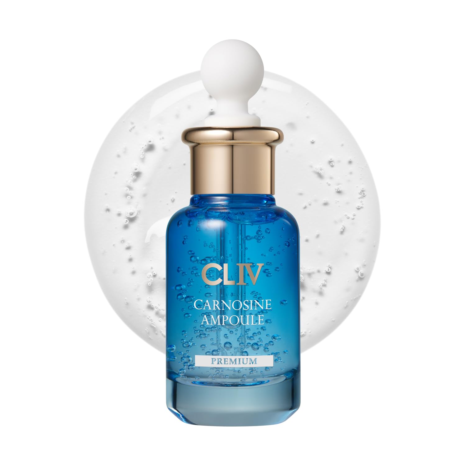 CLIV Multi Hyaluronic Hydrating Ampoule | 85% Hyaluronic Acid, 8-Layer Hydration, Ceramides & Panthenol for Deep Moisture Care | Korean Skincare Nourishing Serum | 1.01 Fl Oz (Pack of 1) Halalzen