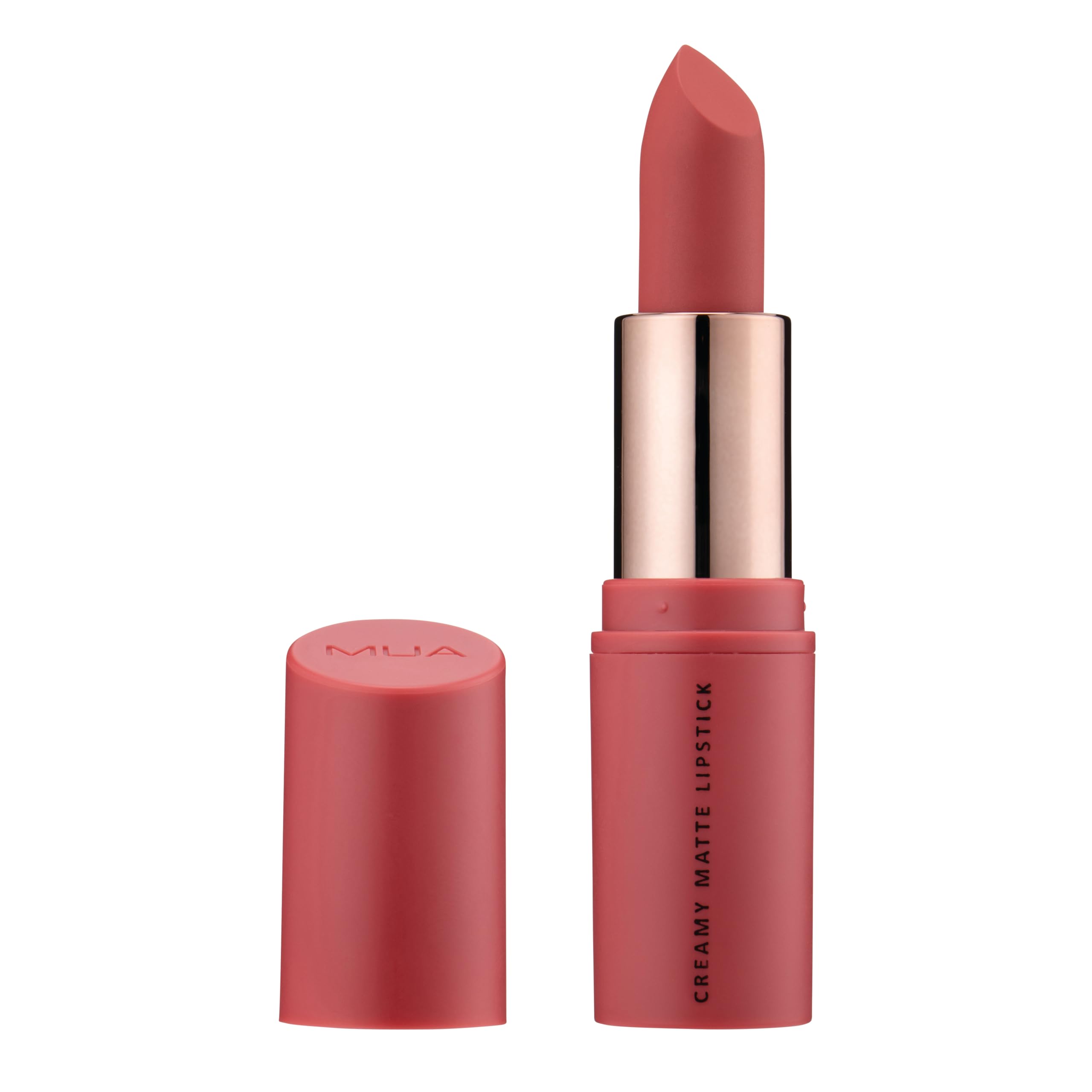 MUA Makeup Academy Creamy Matte Lipstick, Super Nude (Nude), Highly Pigmented - Vegan & Cruelty Free (Pack of 1) Halalzen