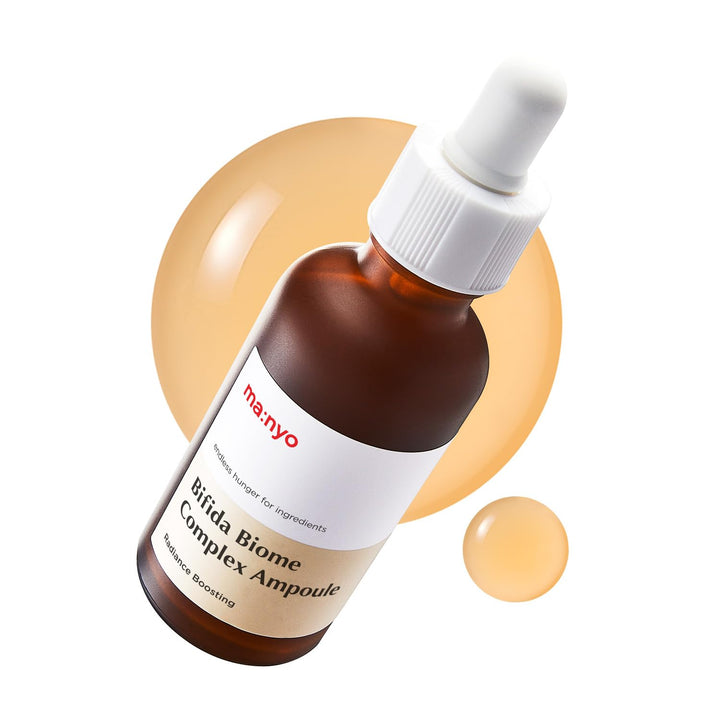MANYO Bifida Biome Complex Ampoule Serum, Night Serum, Skin Rejuvenating and Skin Barrier Repair, Glow Skin, Anti-aging, Korean Skincare 1.7 fl oz (50ml) Halalzen