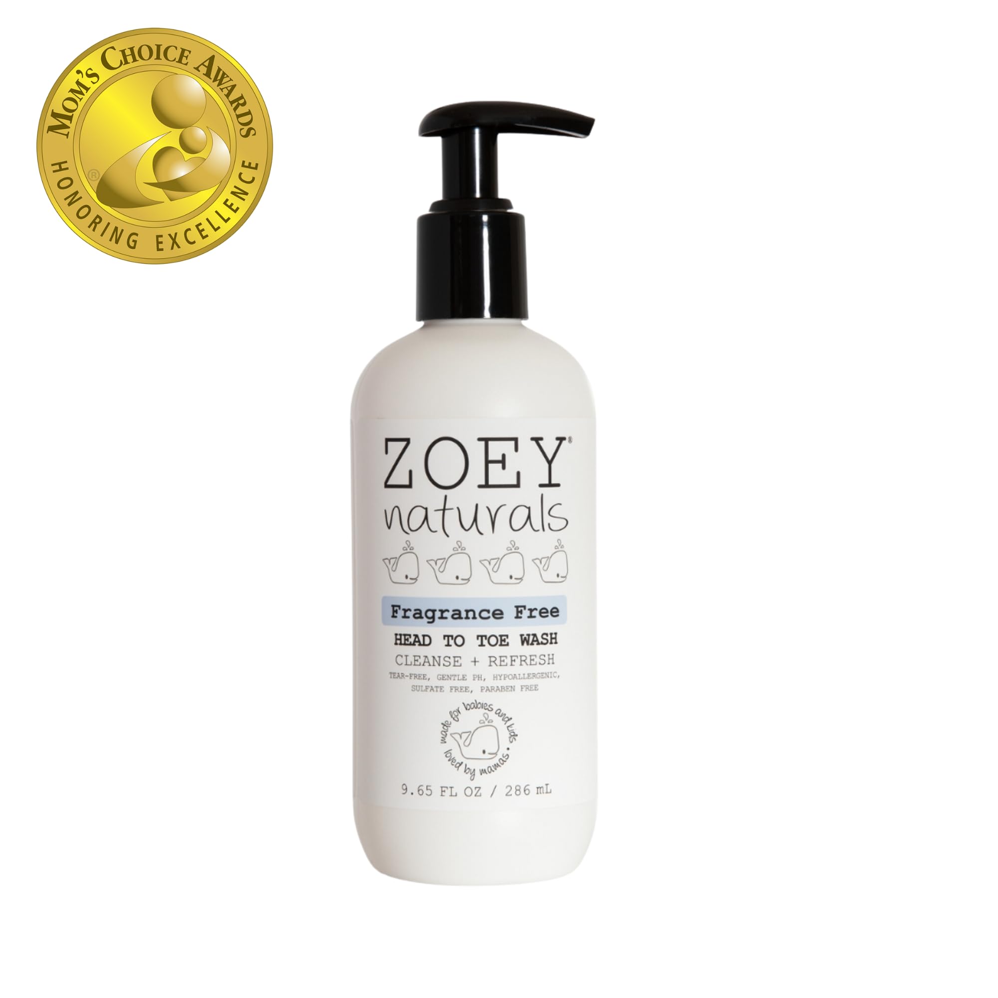 Zoey Naturals - Soothing Lavender Wash & Shampoo - Toddlers & Kids - With Tear-free, Paraben-Free, All Natural Ingredients for Sensitive Skin- 17 Oz Halalzen