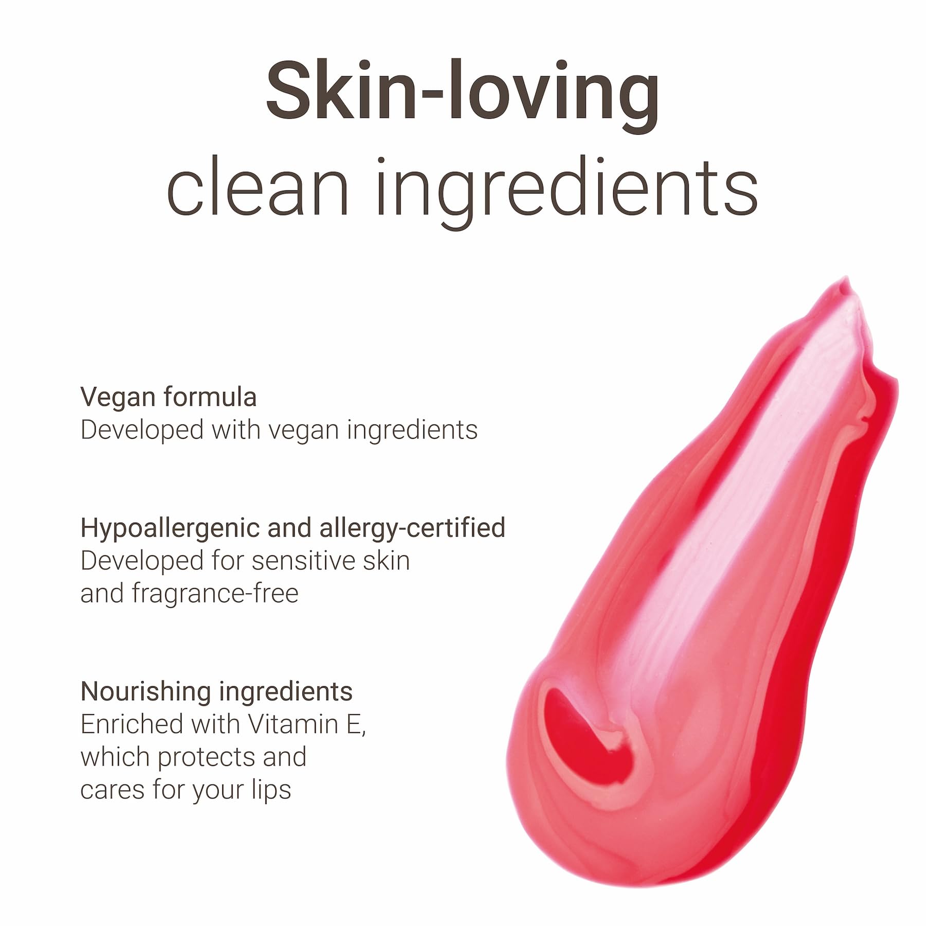 Sandstone Scandinavia Lipglace – Non-Sticky & Moisturizing Lip Gloss – Hypoallergenic, Vegan, Fragrance-Free & Allergy Certified (Pinky Promise) Halalzen
