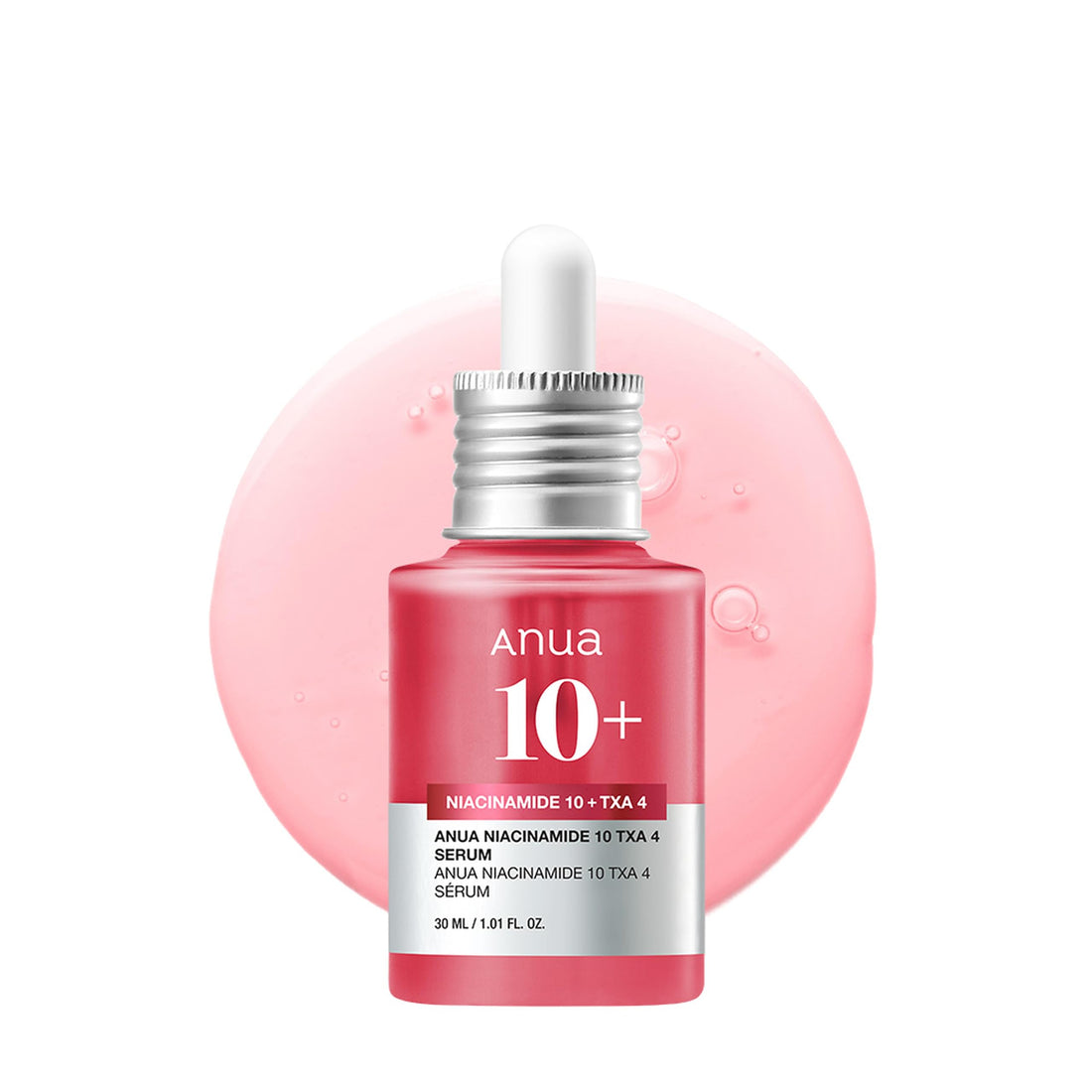 Anua Niacinamide 10 + TXA 4 Serum, Dark Spot Care, Hyaluronic Acid, Tranexamic Acid, Lightweight & Hydrating All-in-One Daily Facial Serum for Glass Skin, Korean Skincare, 30ml