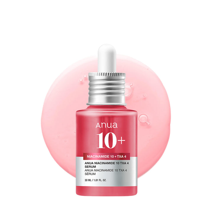 Anua Niacinamide 10 + TXA 4 Serum, Dark Spot Care, Hyaluronic Acid, Tranexamic Acid, Lightweight & Hydrating All-in-One Daily Facial Serum for Glass Skin, Korean Skincare, 30ml Halalzen