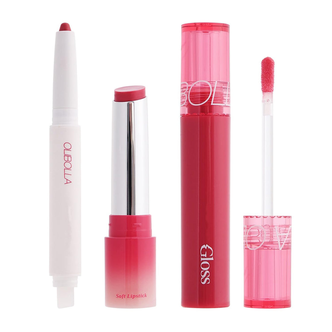 3PCS Matte Liquid Lipstick Lip Gloss & Liner Set - All-IN-One Lip Kit, Velvety Nude Color, Waterproof Make Up Set (# 03) Halalzen