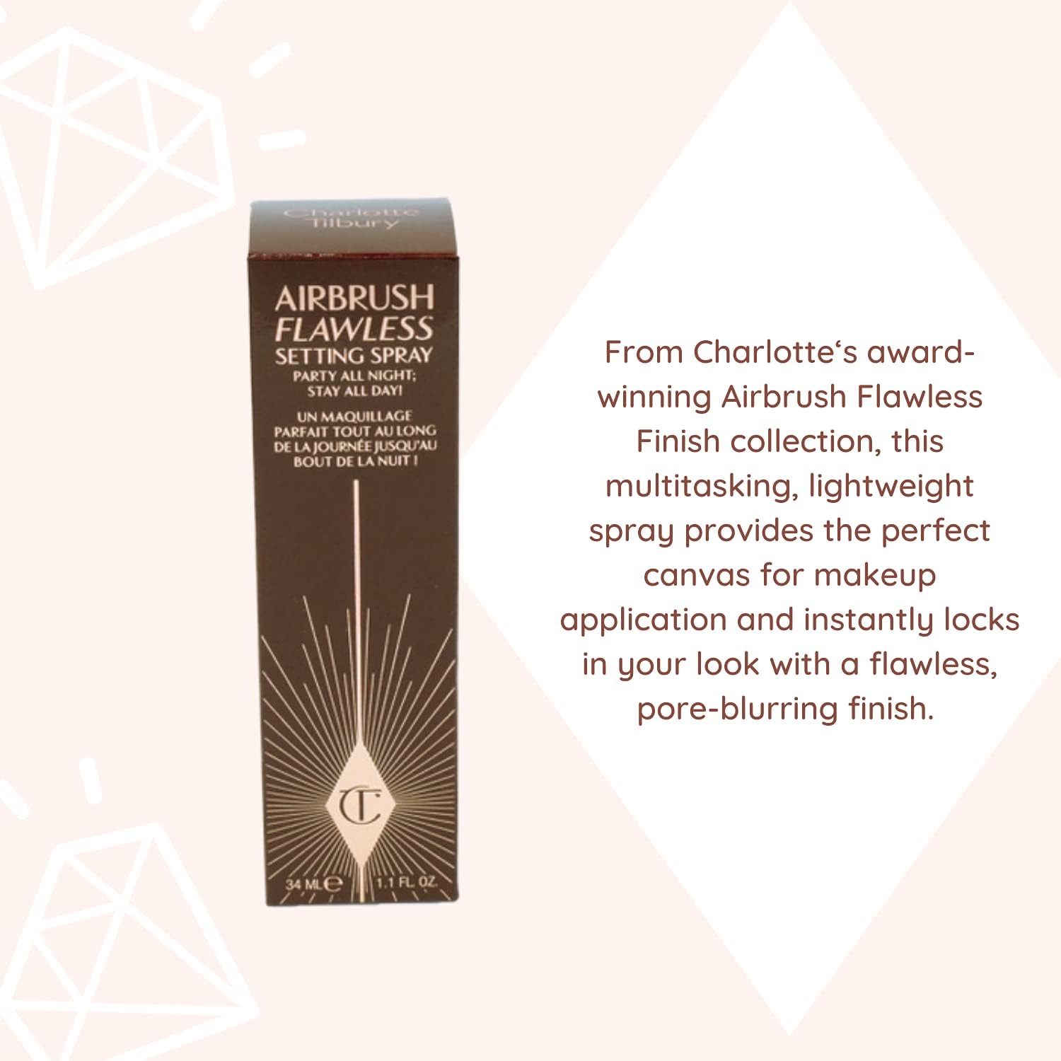 Charlotte Tilbury Airbrush Flawless Setting Spray (34ml) Halalzen