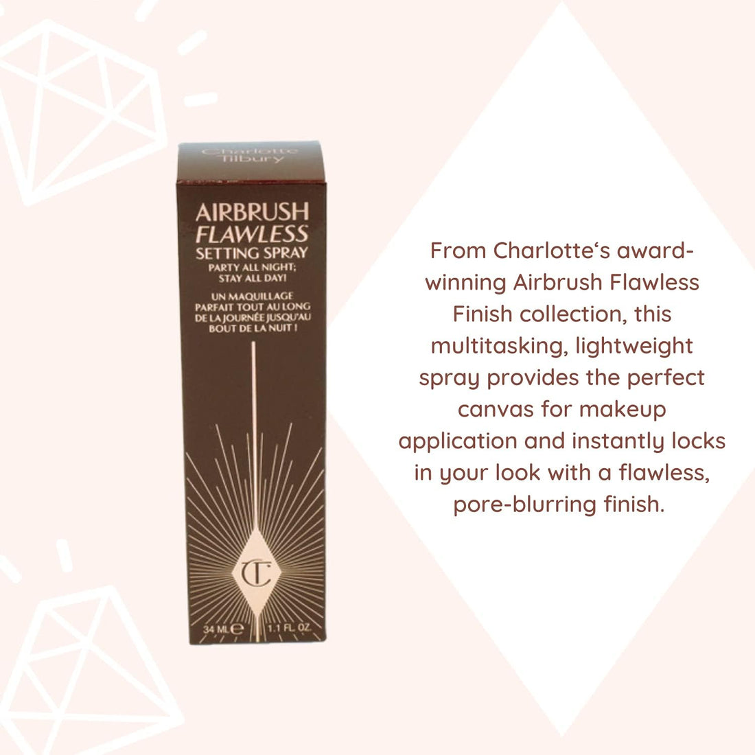 Charlotte Tilbury Airbrush Flawless Setting Spray (34ml) Halalzen