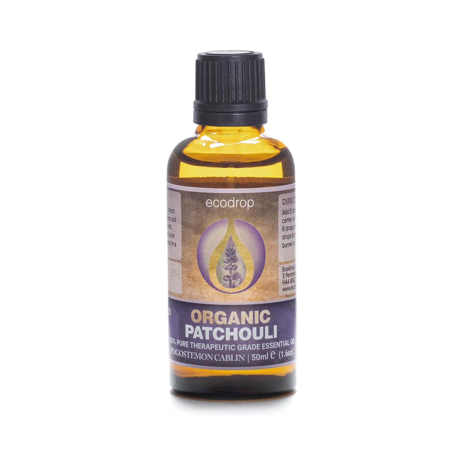 Ecodrop Tea Tree Essential Oil, 10 ml | 100% Pure Organic Steam-Distilled | Melaleuca Alternifolia | Aromatherapy, Diffuser, Massage, Bath, Soap & Candle Making | Australian Fresh Aroma