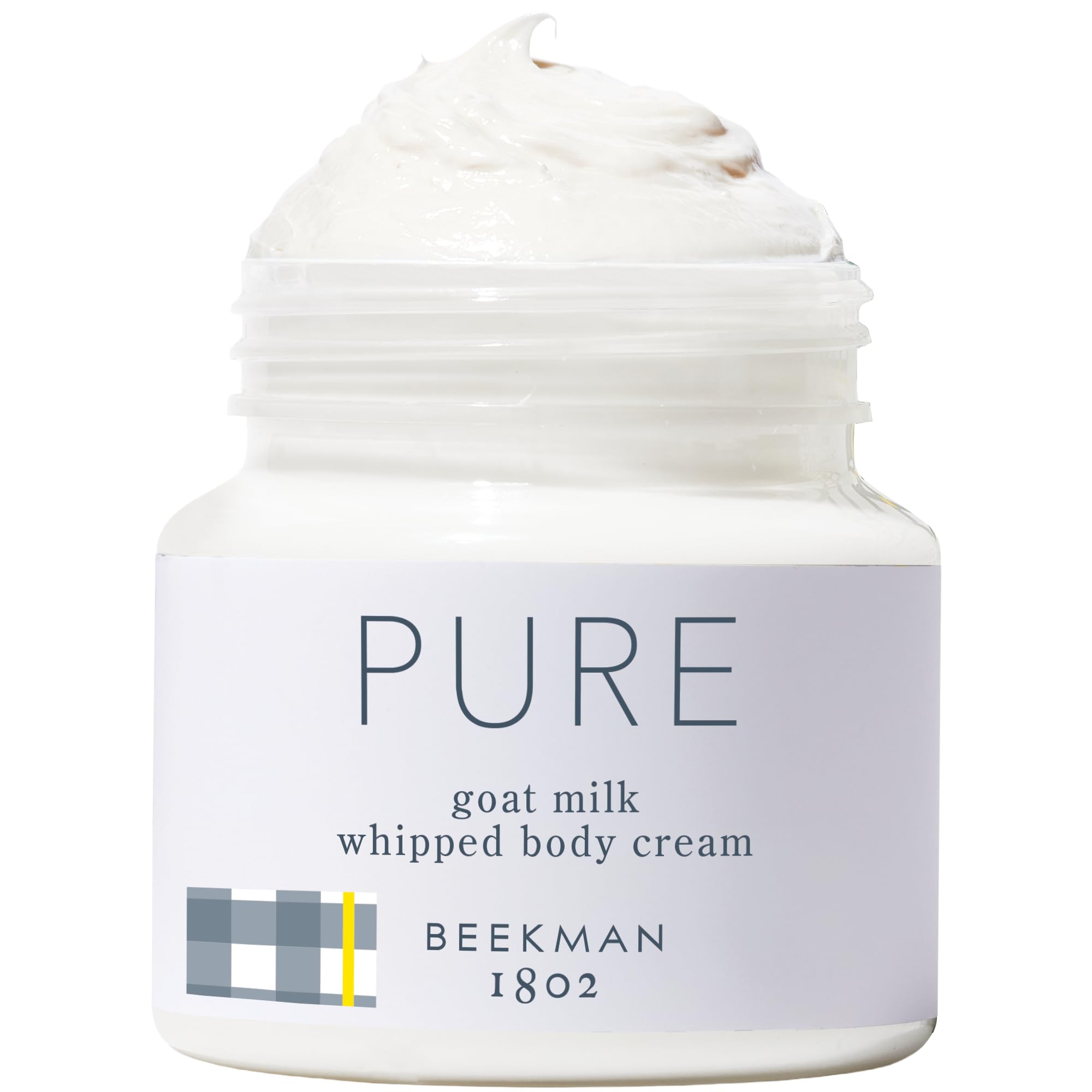 Beekman 1802 Whipped Body Cream – Rich Body Butter & Moisturizing Body Cream, Goat Milk Lotion, Shea Butter & Vitamin E, Hydrating Body Moisturizer for Dry Skin - Pure 8 oz Halalzen