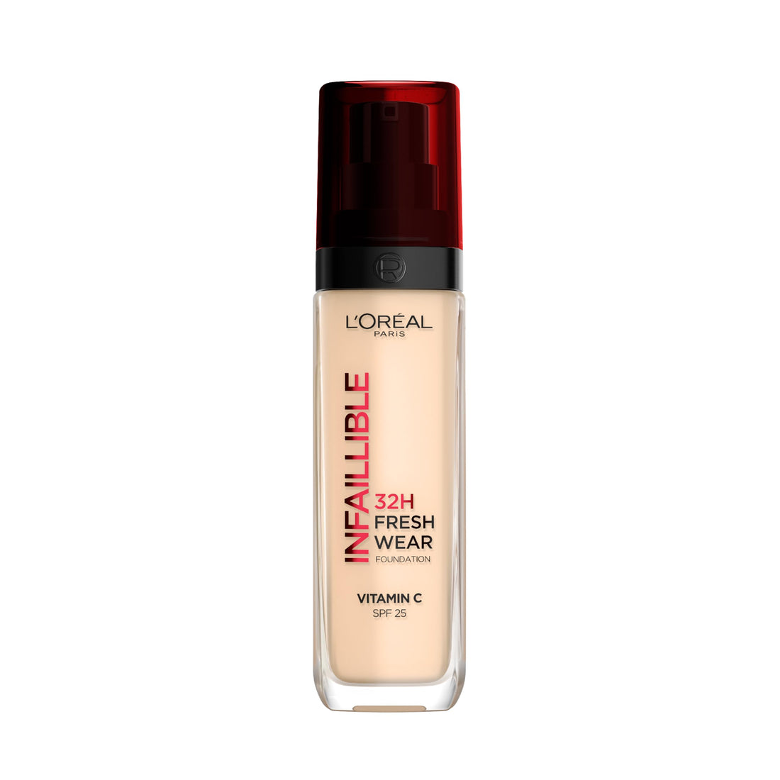 L'Oréal Paris Liquid Foundation, Full Coverage, Lasting Wear, Hydrating, Water & Transfer-Proof, Lightweight, Fresh, Dewy & Glowing Skin, 110 Vanilla Rose Halalzen