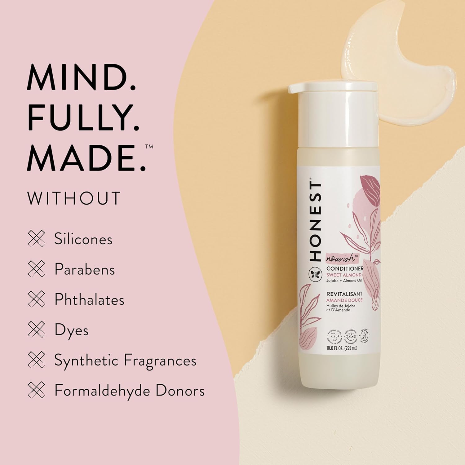 The Honest Company Baby Shampoo, Body Wash & Conditioner Duo, 2-in-1 Cleansing, Silicone-Free, Naturally Derived, Lavender Calm Scent, 20 fl oz Halalzen