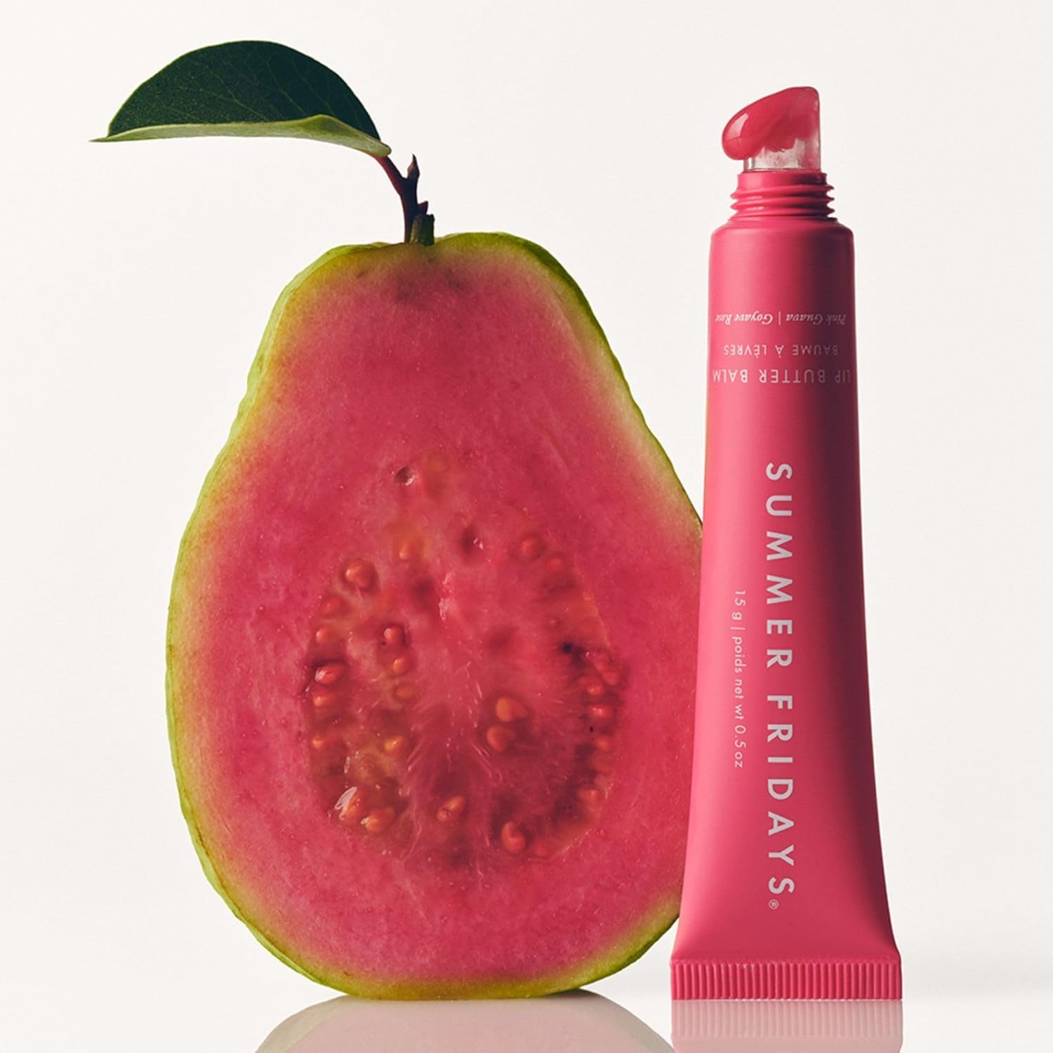 Summer Fridays Tinted Lip Butter Balm - Conditioning Vegan Lip Balm for Instant Moisture, Shine & Hydration - Sheer-Tinted, Soothing Skincare - Pink Sugar (.5 Oz)