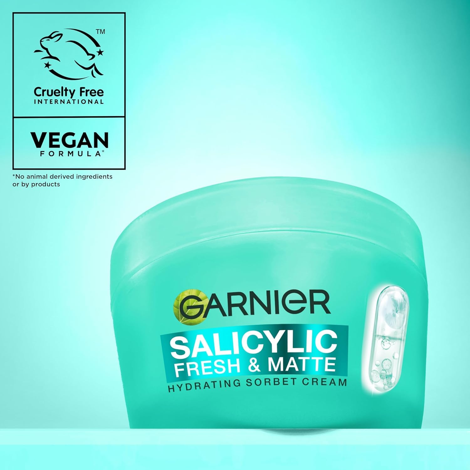 Garnier Vitamin C* Fresh & Bright Hydrating Sorbet Cream, 4% Vitamin C* & Niacinamide, Ultra Fresh & Light, For Dull, Uneven Skin, Cruelty Free International & Vegan - 85ml