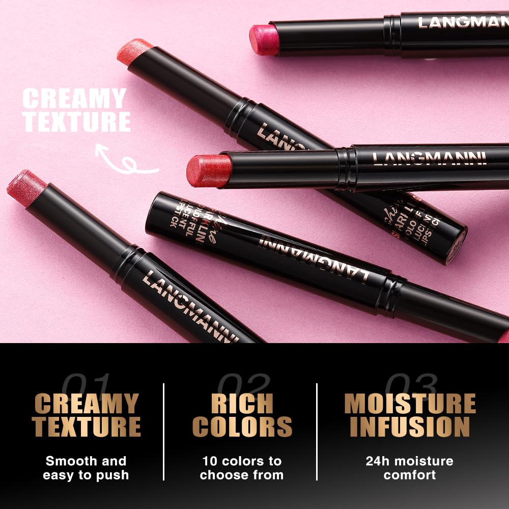 12Pcs Velvet Matte Lipstick Nude Matte Soft Dark Color Stick High Pigmented Long-Lasting Waterproof Lip Stick Lip Balm Beauty Cosmetics Gift for Women(01#-12#)