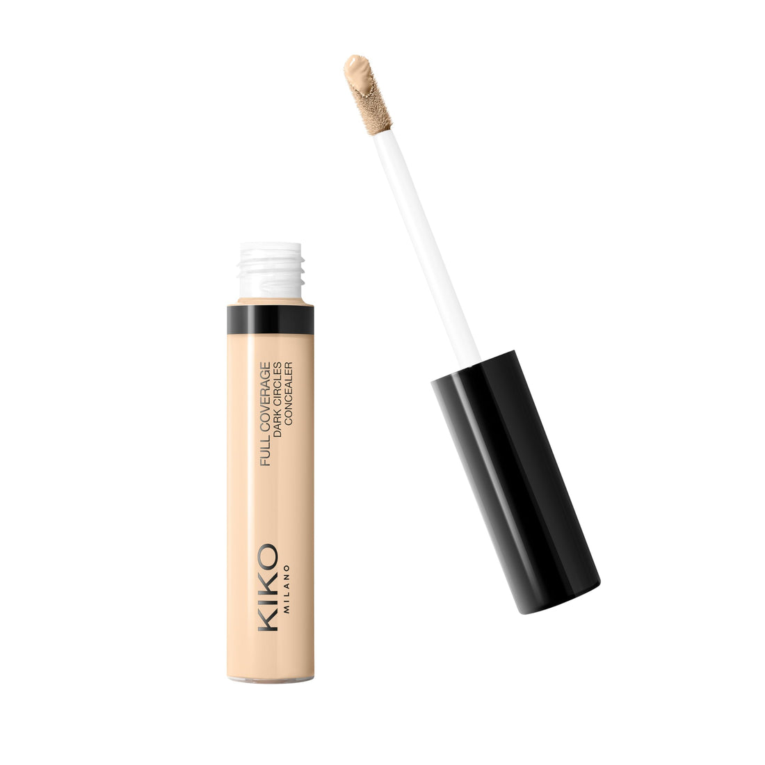 KIKO Milano Full Coverage Dark Circles Concealer 02 | High-Coverage Liquid Concealer For The Face And Eye Area Halalzen