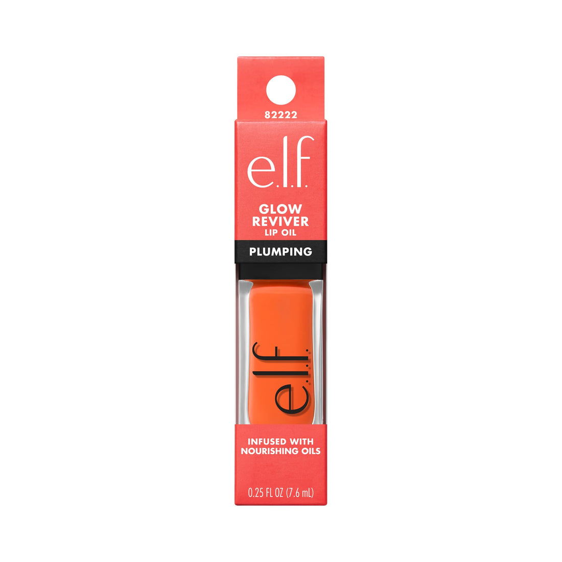 e.l.f. Glow Reviver Plumping Lip Oil, Tinted Lip Plumper for a High-Shine, Plump Finish, Infused with Jojoba Oil, Vegan & Cruelty-Free, Piggy Bank