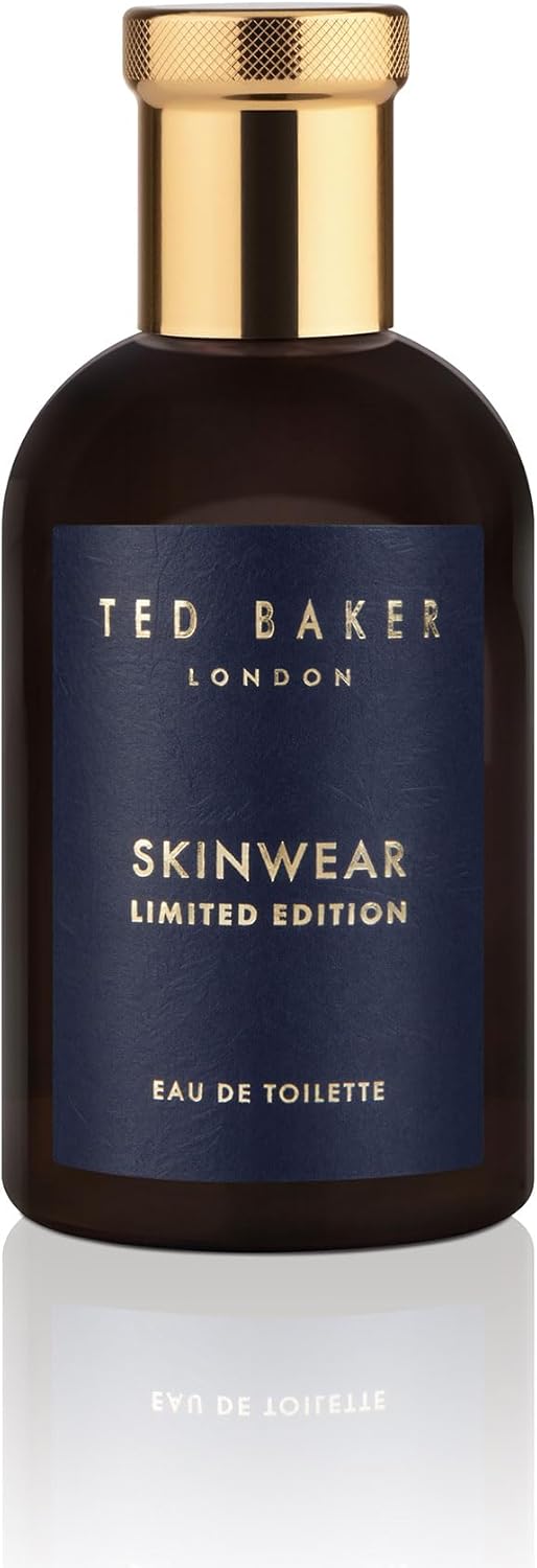 Ted Baker Skinwear Limited Edition Men’s Eau de Toilette Fresh Citrus Woody Cologne with Lime, Bergamot & Sandalwood Long Lasting Masculine Fragrance for Him100ml