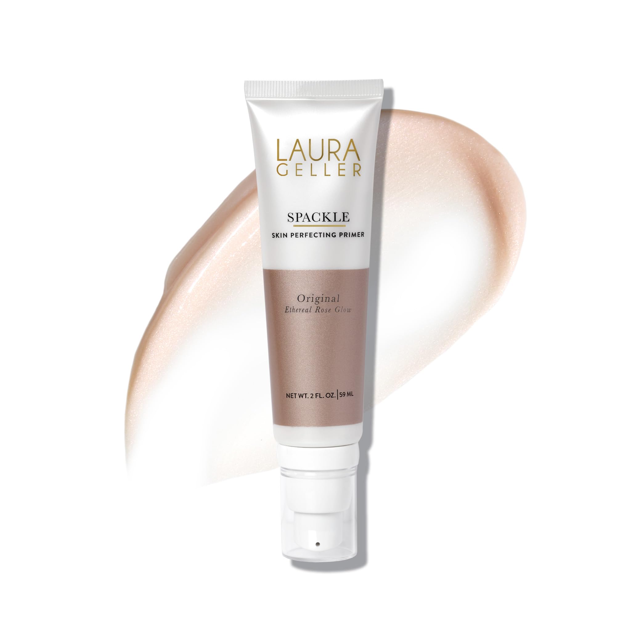 LAURA GELLER NEW YORK Spackle Primer - Diamond - Super-Size 2 Fl Oz - Hyaluronic Acid Makeup Primer for Mature Skin Halalzen