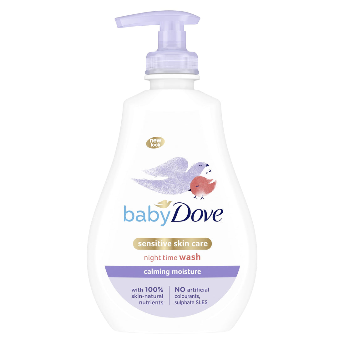 Baby Dove Calming Moisture Head to Toe Wash – Gentle Chamomile Baby Wash for Sensitive Skin, Relaxes & Soothe Before Bed, 3 x 400ml