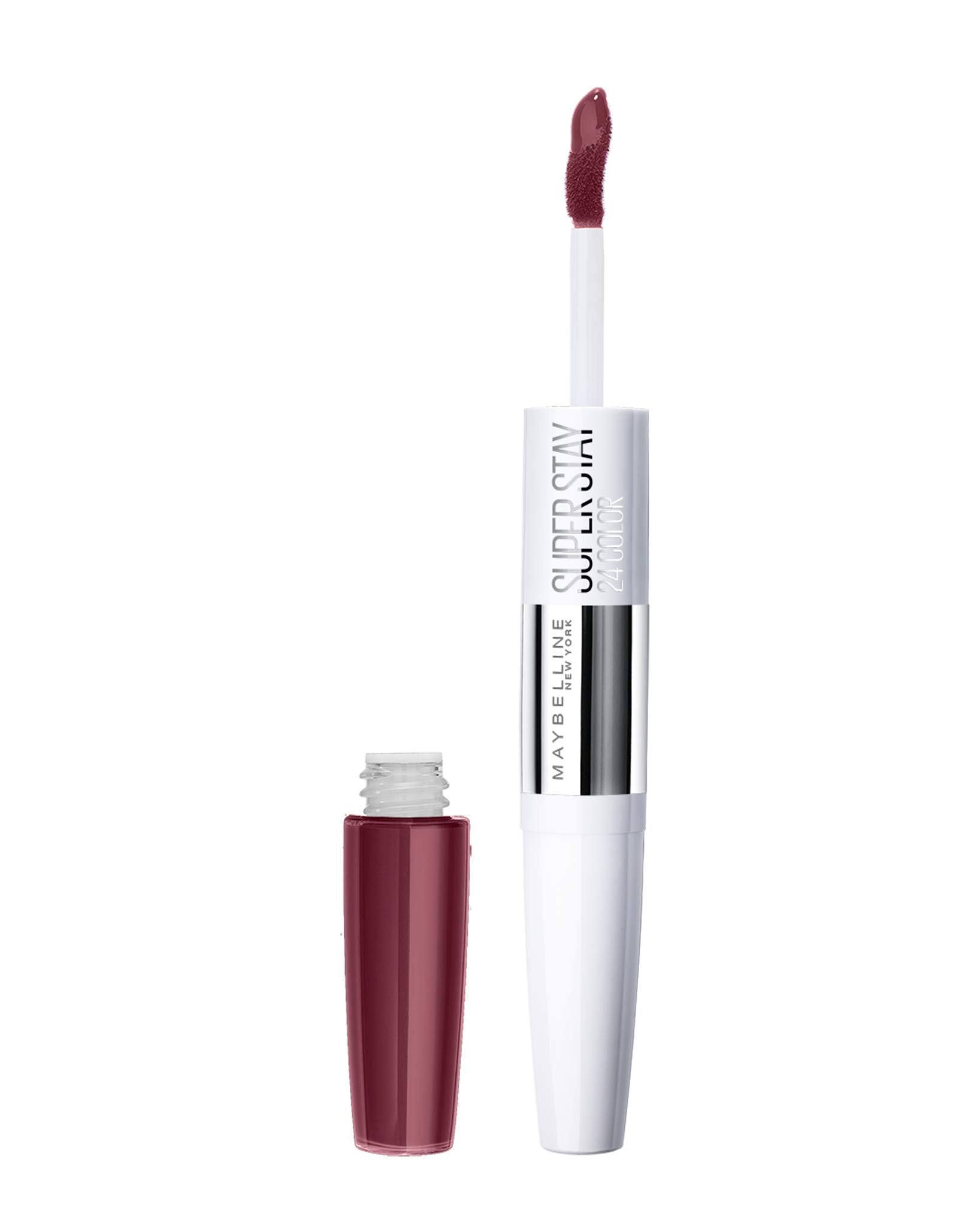 Maybelline Lipstick, SuperStay 24H Liquid Lipstick – Dual-Ended Long-Lasting Color & Moisturizing Lip Balm – Non-Drying, Transfer-Proof, Upto 24Hour, Dual Ended, Shade: 310 Forever Heather Halalzen